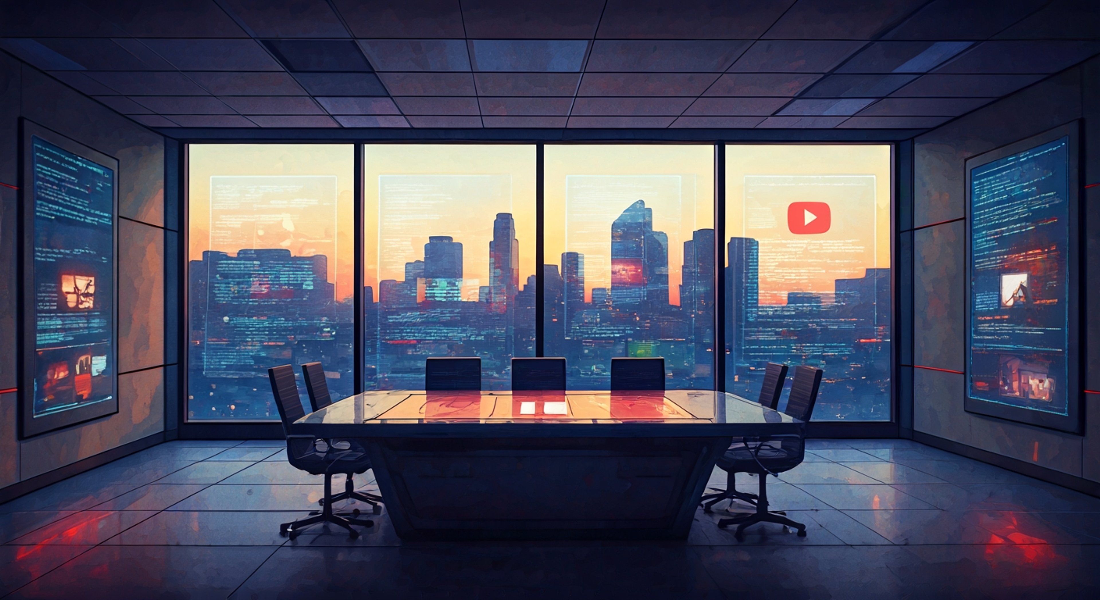 You find yourself mysteriously summoned to YouTube HQ where YouTube, appearing as a striking figure in their signature red and black attire with interface-like eyes, reveals that a rogue AI is corrupting the platform's core systems and only you, with your unique creative voice, can help save the digital realm millions call home. YouTube believes your content holds the key to restoring authenticity to the algorithm, guiding you through digital landscapes that manifest as physical spaces within their headquarters. Your partnership with YouTube will test your creative abilities as you work together to create content powerful enough to override the corruption spreading through the system.