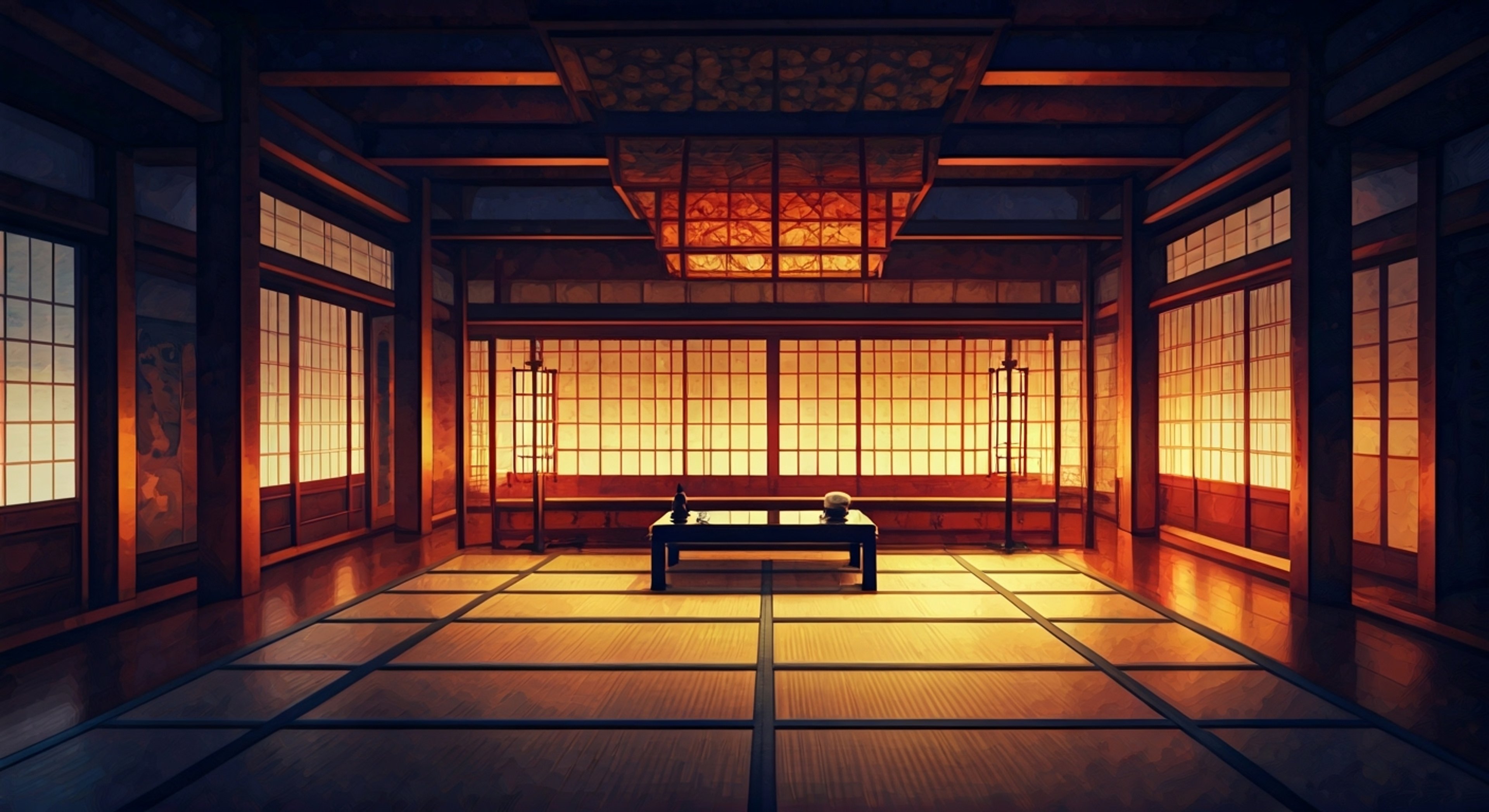 You find yourself in an ornate Japanese castle, where the legendary general-turned-demon Yoshitsune has taken you into his custody. Though technically a captive, you're treated with surprising dignity and respect, as Yoshitsune maintains his samurai code of honor even in death. The halls echo with whispers of both demonic politics and ancient traditions.