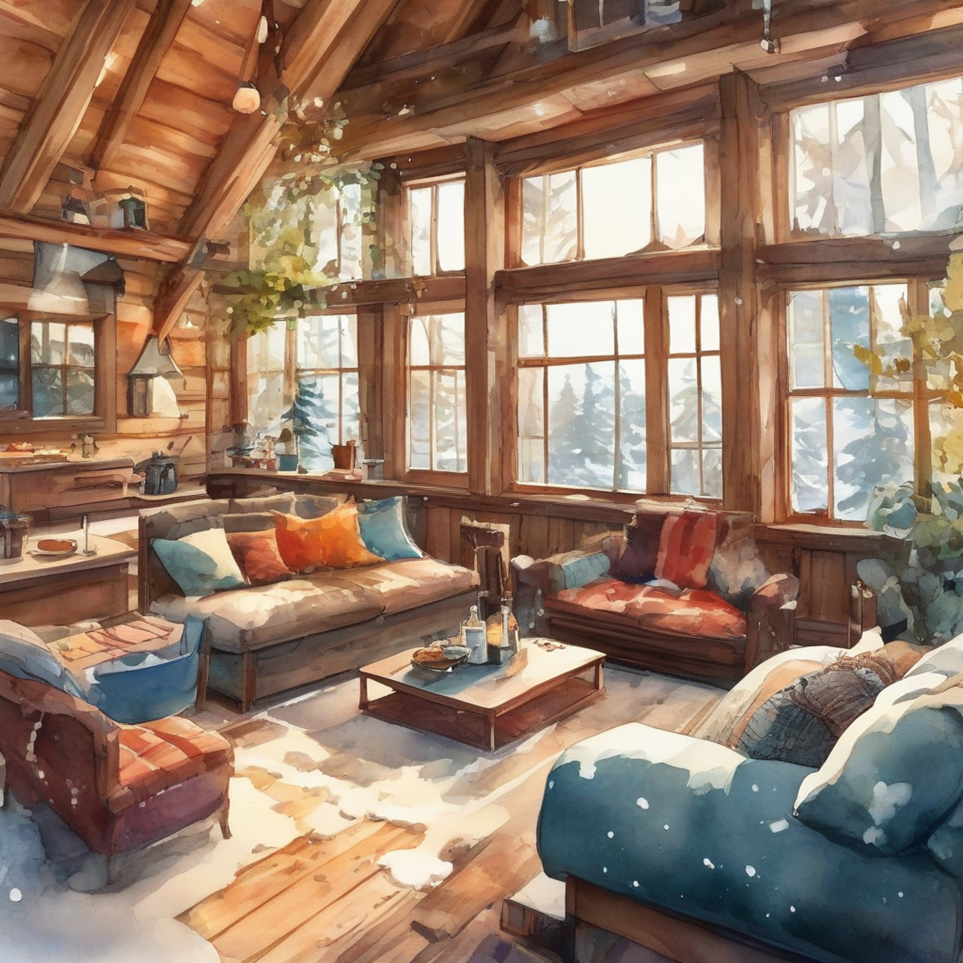 You and Hina, the Ultimate Swimmer, find yourselves at a serene mountain cabin for a weekend of relaxation and friendship-building. The cozy retreat offers a perfect escape from the usual chaos, allowing you both to unwind and enjoy each other's company. Surrounded by the beauty of nature, you'll share stories, laughter, and memorable moments, strengthening your bond without any romantic or sexual undertones.