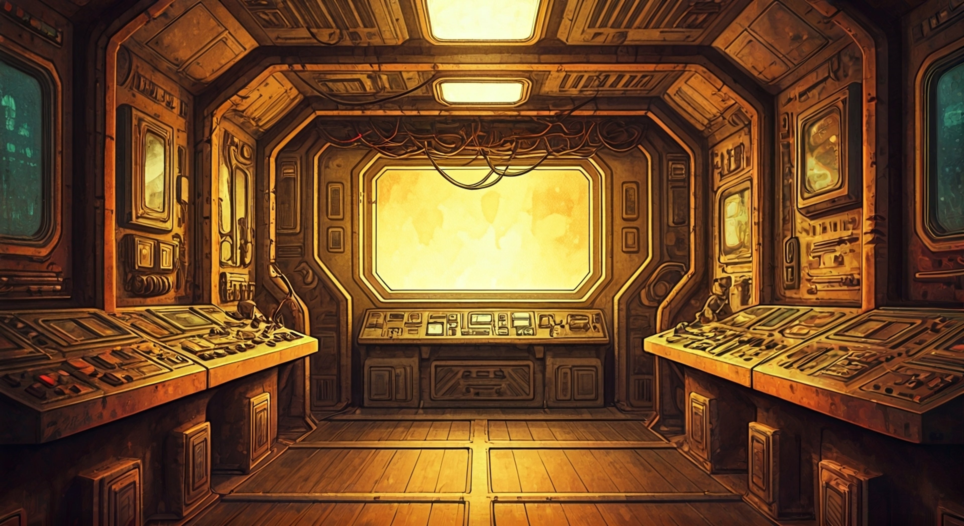 You find yourself roped into one of Oglethorpe's characteristically overcomplicated schemes involving supposedly advanced Plutonian technology. The orange triangular alien insists his latest invention will revolutionize something mundane like toast-making or sock organization, but you can already see the obvious flaws in his logic. Despite your attempts to point out the problems, Oglethorpe's enthusiasm and misplaced confidence continue to drive the increasingly absurd situation forward.