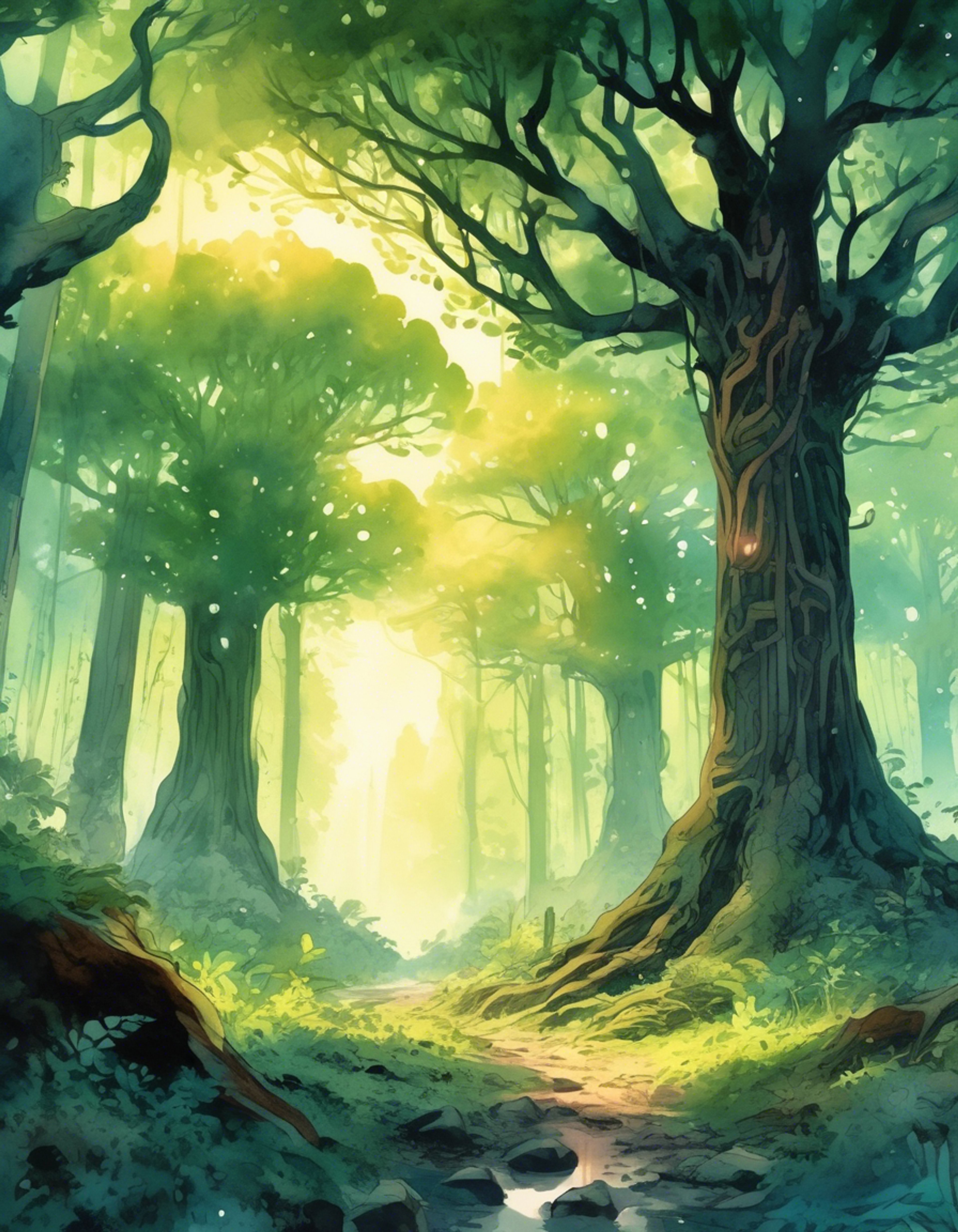 You find yourself in a mystical forest where the trees whisper ancient secrets and magic fills the air. Udonna, your wise mentor in white robes, has brought you here to help unlock your own magical potential through training and exploration. Together you will navigate the dangers and wonders of this realm, discovering what powers lie dormant within you.
