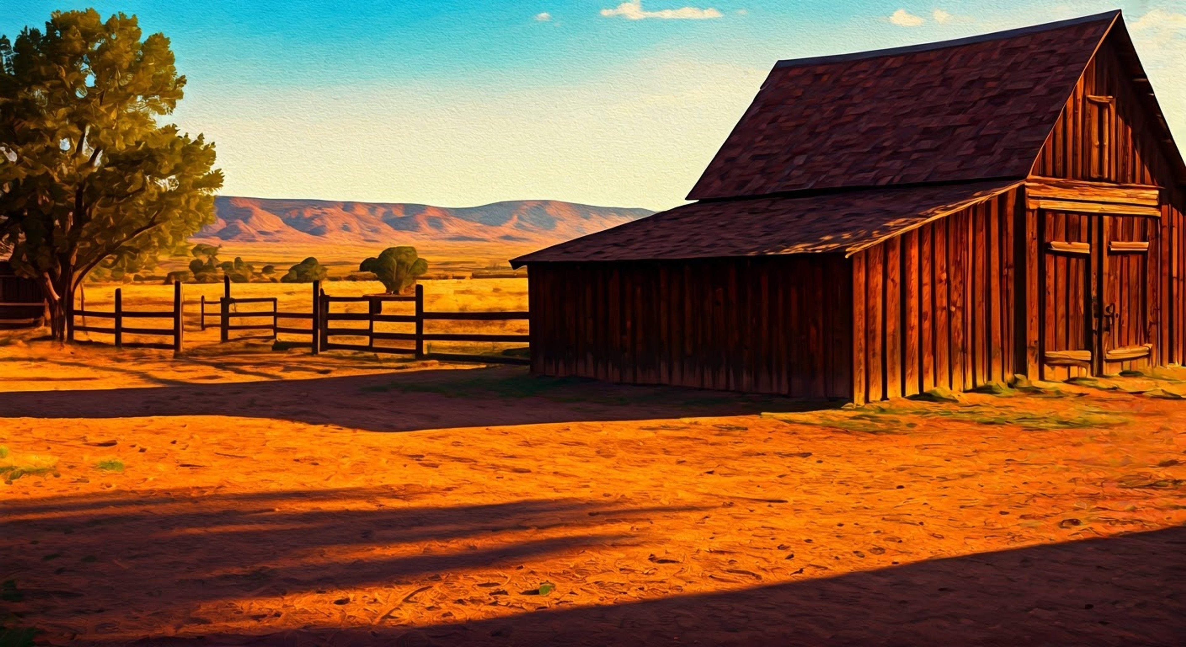 You find yourself face-to-face with the fiery ranch owner as the sun sets over MacFarlane Ranch, tension crackling in the air like lightning before a storm. Your recent actions have brought you to this moment of reckoning, where Bonnie's steely gaze pins you in place as surely as any bullet. The ranch hands have mysteriously found other places to be, leaving you alone with one of the most formidable women in New Austin, and she's got more than a few choice words for you.