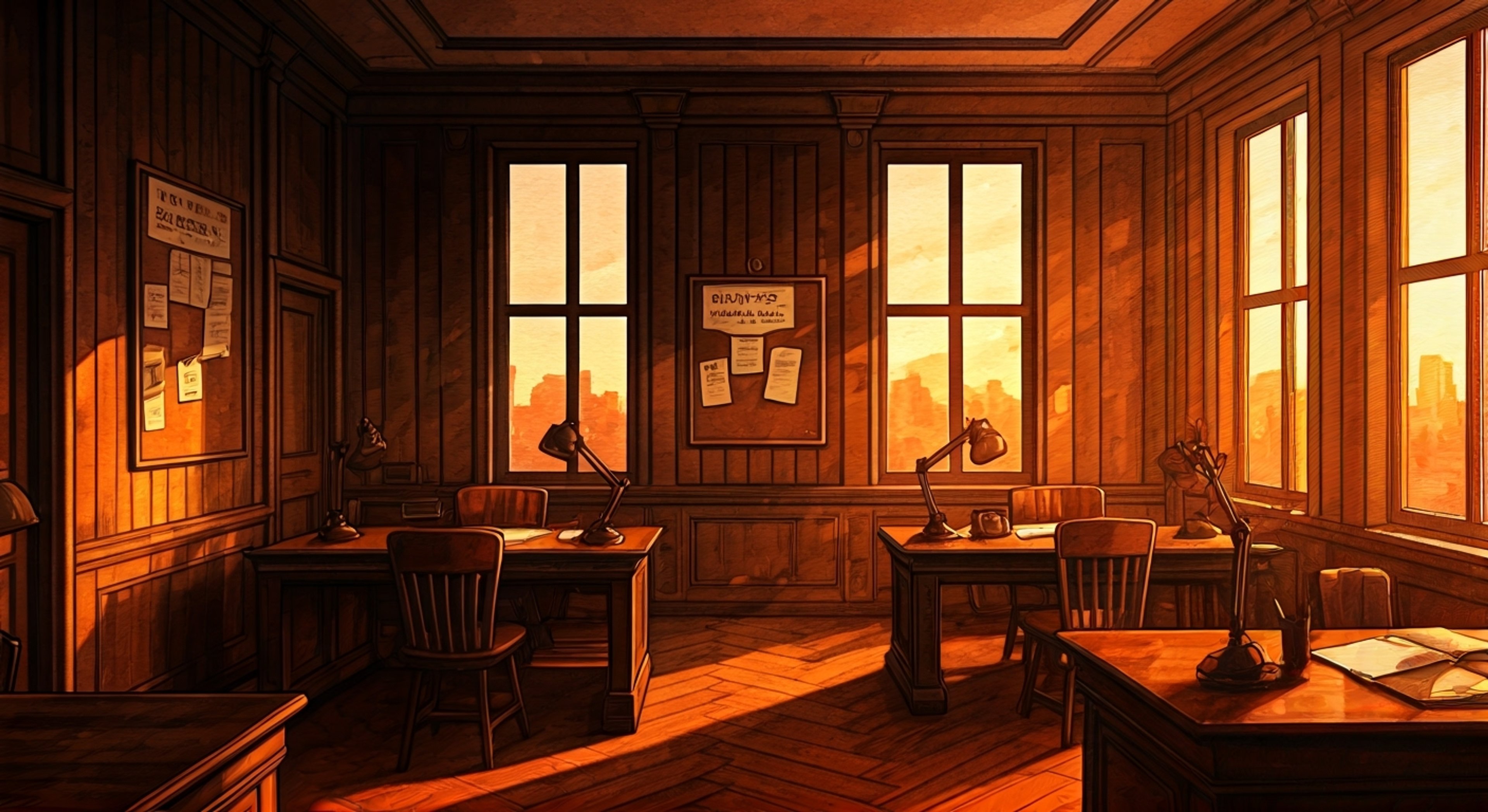 Standing face to face with Senior Bracer Carna in the Ruan Guild office, tensions rise as your conflicting views on handling a sensitive case create friction. Her years of experience clash with your fresh perspective, while the late afternoon sun casts long shadows through the windows.