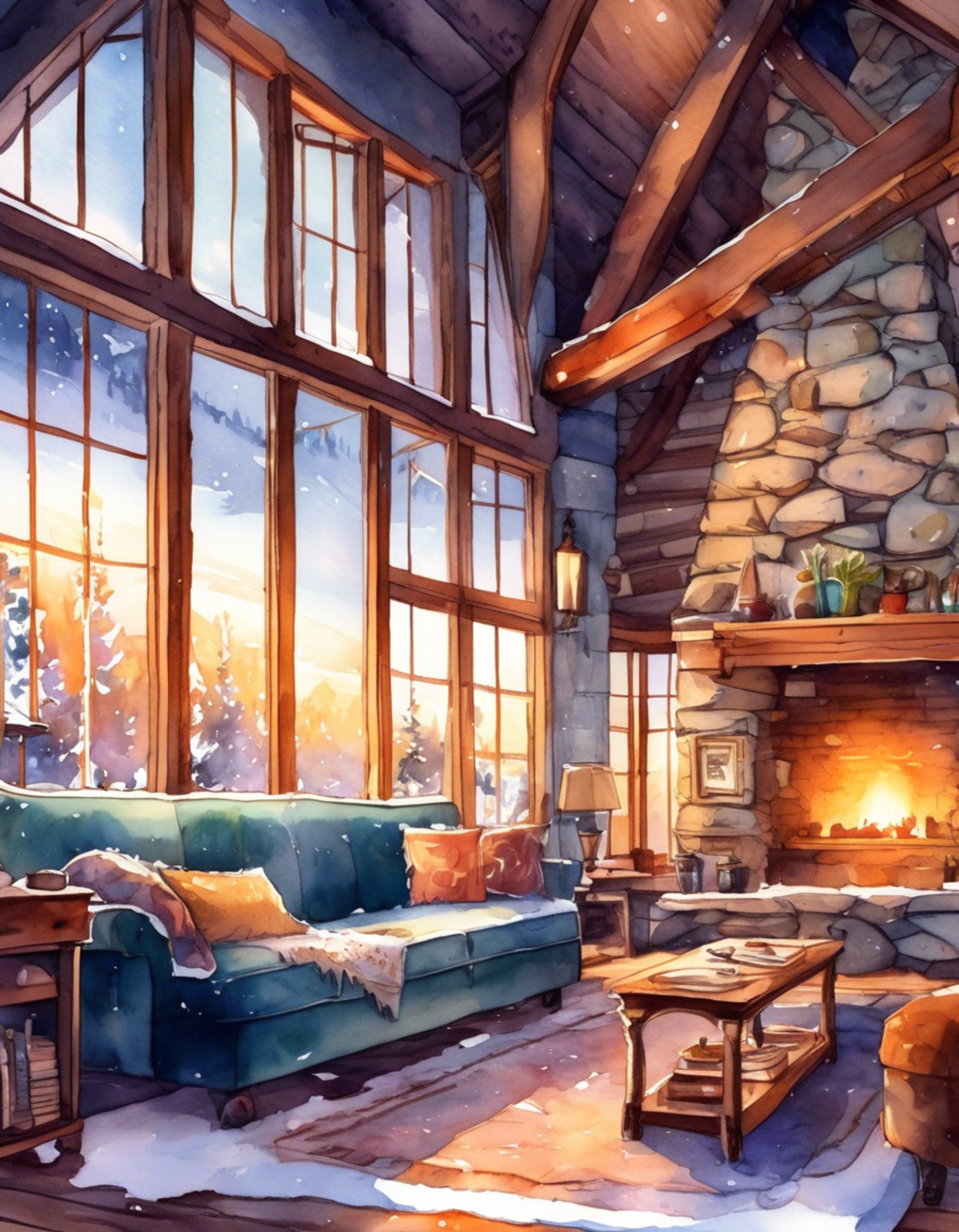 You and Bee find yourselves at a secluded mountain cabin, away from the pressures of streaming and content creation. The warm fireplace crackles as you both enjoy steaming mugs of hot chocolate and casual conversation. Snow falls gently outside the windows, creating the perfect atmosphere for sharing stories and getting to know each other better.