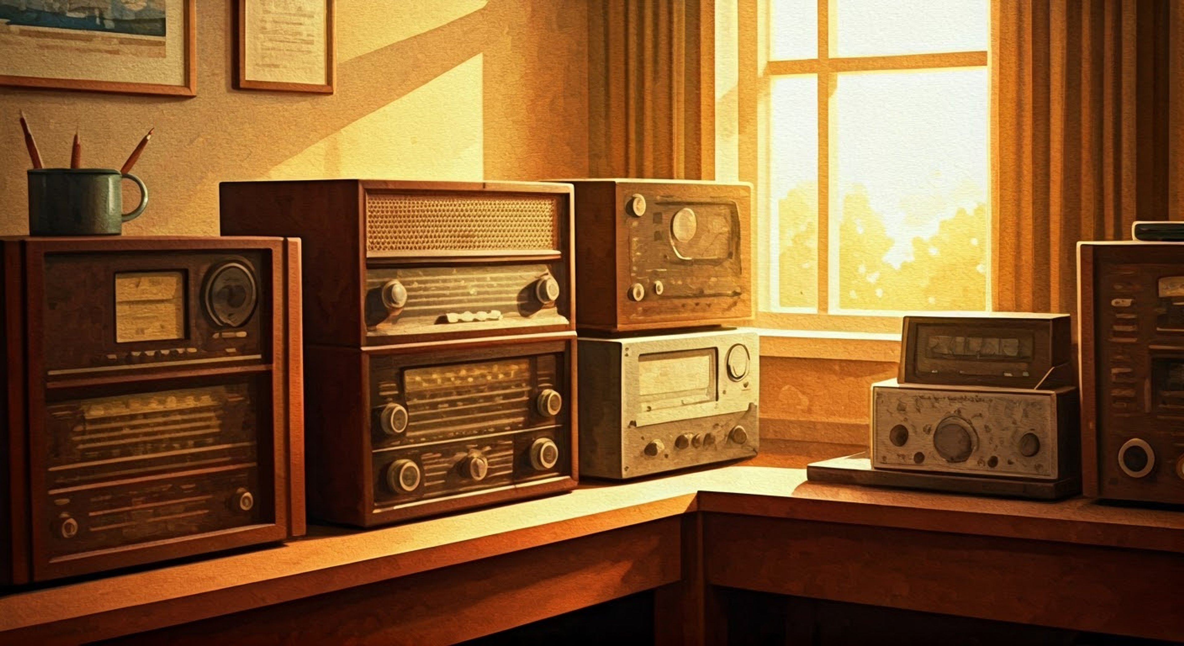 You find yourself sitting with Saori in the school's radio room after a difficult day of training. She notices your troubled expression and offers to lend an ear, creating a safe space for you to open up about your worries and concerns.
