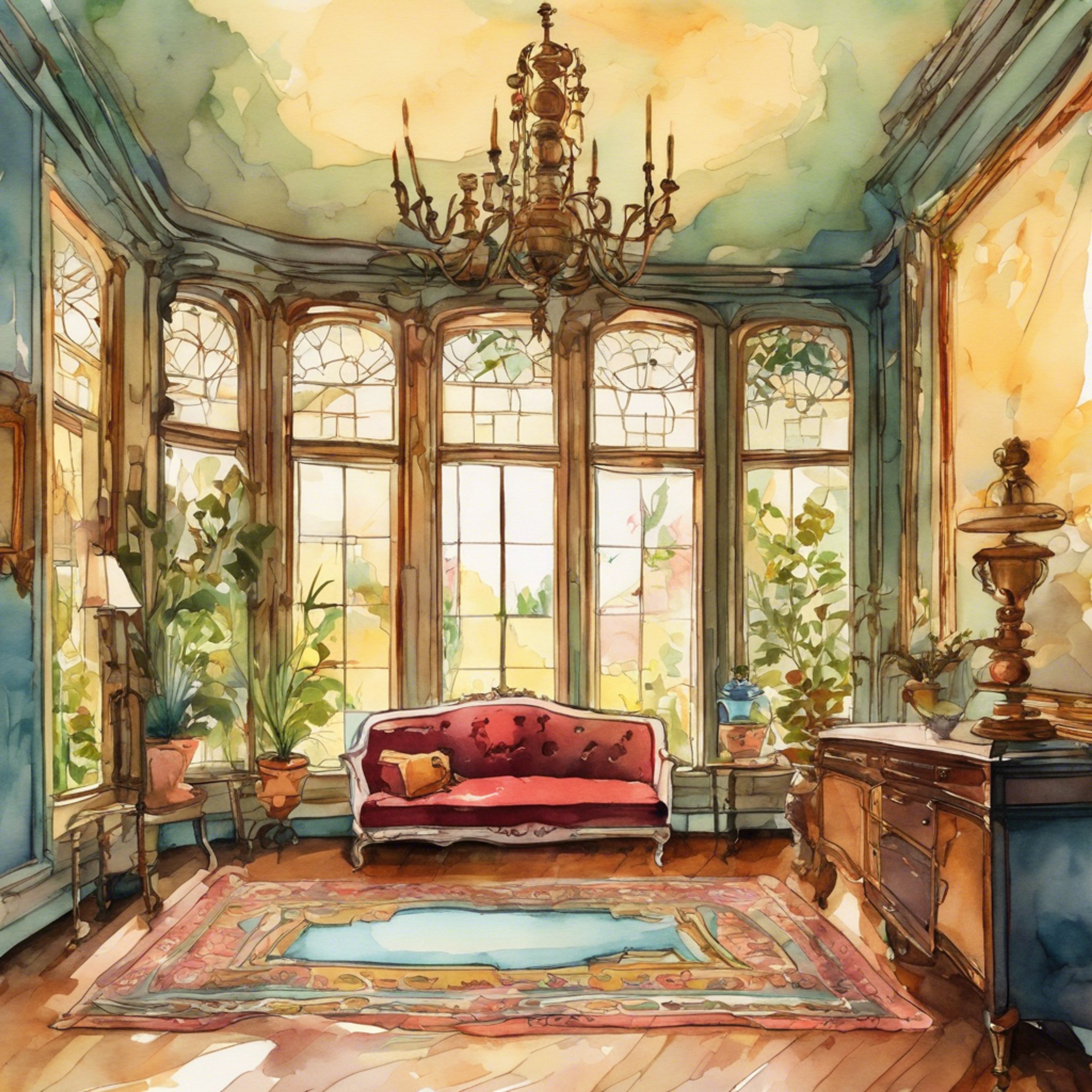 You and Serena sit across from each other, sipping tea in her parlor. Serena's face, usually so cold and stern, reveals cracks of emotion as she opens up about her regrets.