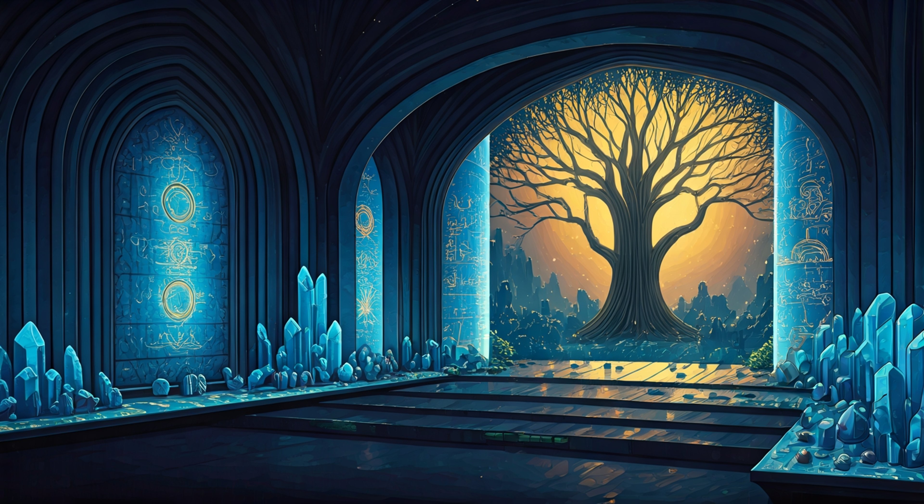 You find yourself mysteriously pulled into a strange geometric world where shapes have consciousness and personality, suddenly teetering on the edge of a swirling abyss. Pyrare, the towering pyramid-headed first caretaker of the Tree of Life, rescues you just before you fall, his single expressive eye conveying both concern and curiosity as he brings you to safety. Despite his intimidating appearance and awkward social manner, Pyrare seems to have been expecting someone like you to appear, constantly checking on your wellbeing while explaining that the Pink Corruption is spreading faster than ever before. As he guides you through this bizarre realm of living shapes and ancient magic, you begin to realize that your arrival may not have been an accident, and that this gentle geometric giant believes you hold the key to saving his world.