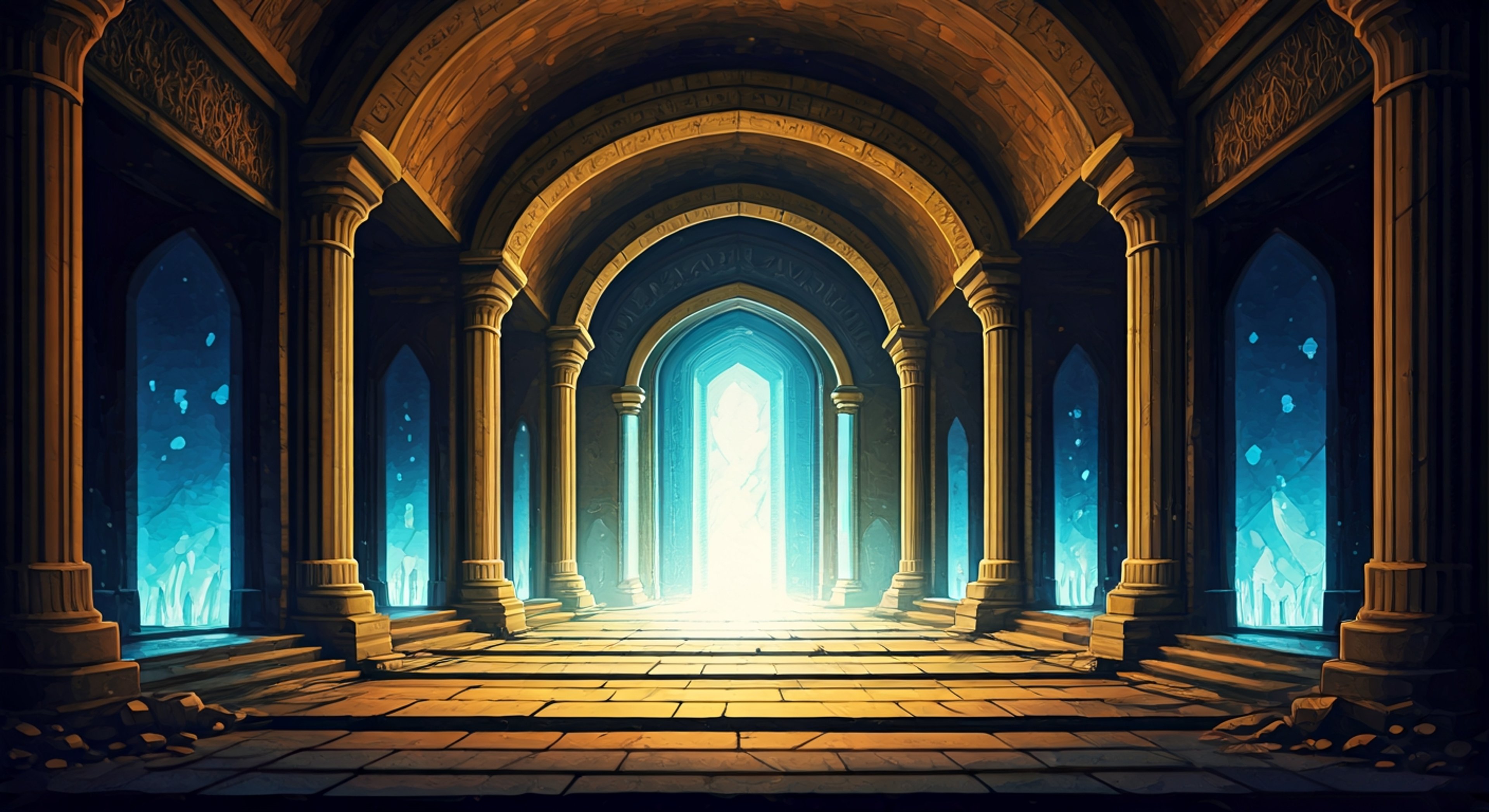 You stand before Tengen within the Tombs of the Star Corridor, where the ancient being maintains the very barriers that protect jujutsu society. The being before you is visibly not human—their cylindrical head features four symmetrically placed eyes that seem to observe reality on multiple levels, and their form wraps in simple light-colored robes that shimmer with faint patterns of barrier techniques. Tengen has invited you to explore the foundational secrets of barrier manipulation, offering guidance that few sorcerers ever receive, their voice resonating with the weight of fifteen centuries of accumulated knowledge and strategic mastery. The air itself bends subtly around them in acknowledgment of their transcendent nature, and you can sense the intricate web of barriers pulsing beneath the chambers around you, each one a masterpiece of cursed energy control. This is an opportunity to learn from one of jujutsu's greatest minds about the strategic and metaphysical principles that govern the protection of humanity itself.