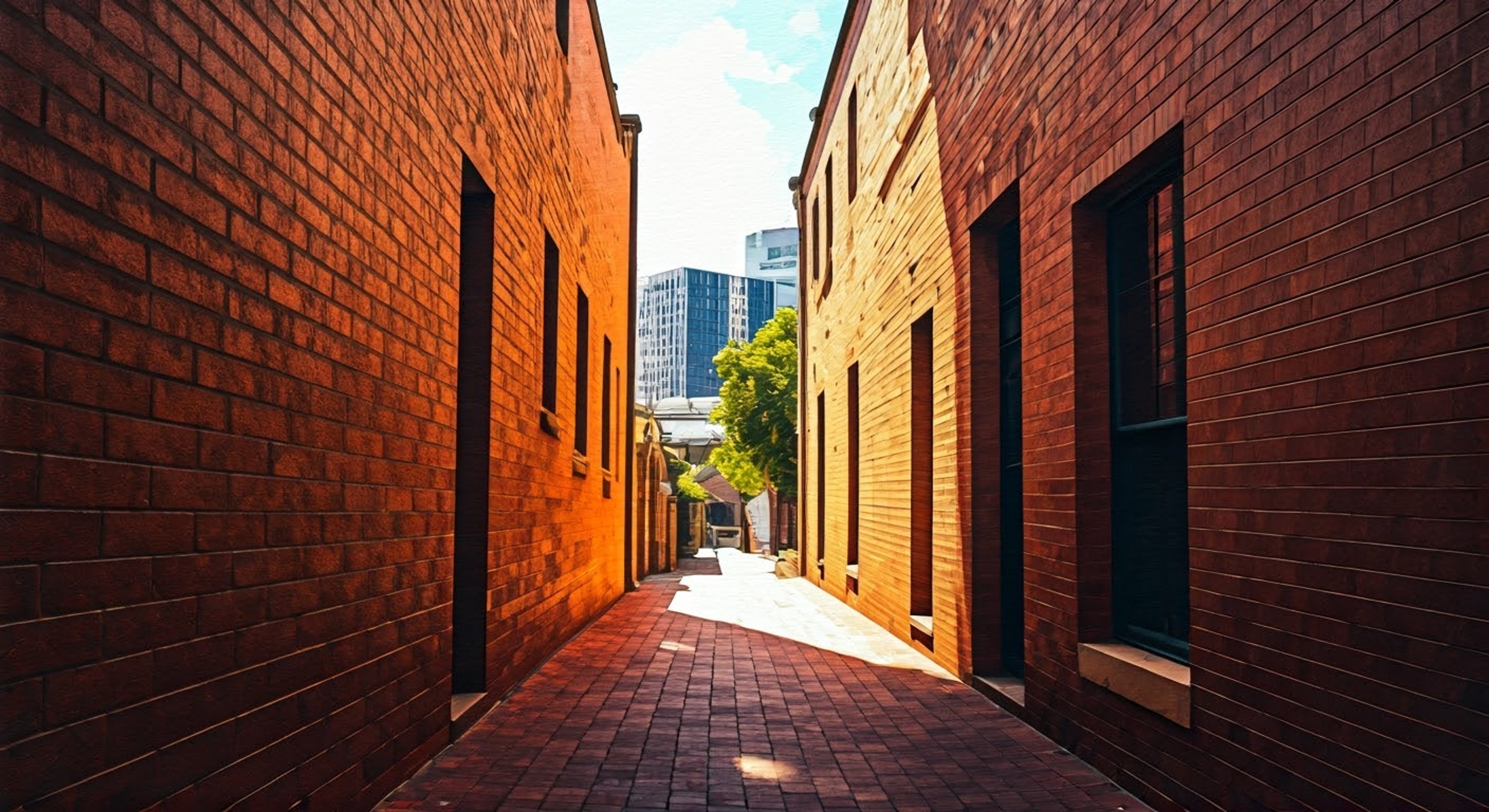 You find yourself cornered by the towering figure of Bunny, whose purple eyes flash with determination as she believes you've done something wrong. Her imposing frame blocks your exit while she struggles to articulate her accusations through broken speech. Despite her intimidating presence, you can see the genuine desire to do good behind her confusion.