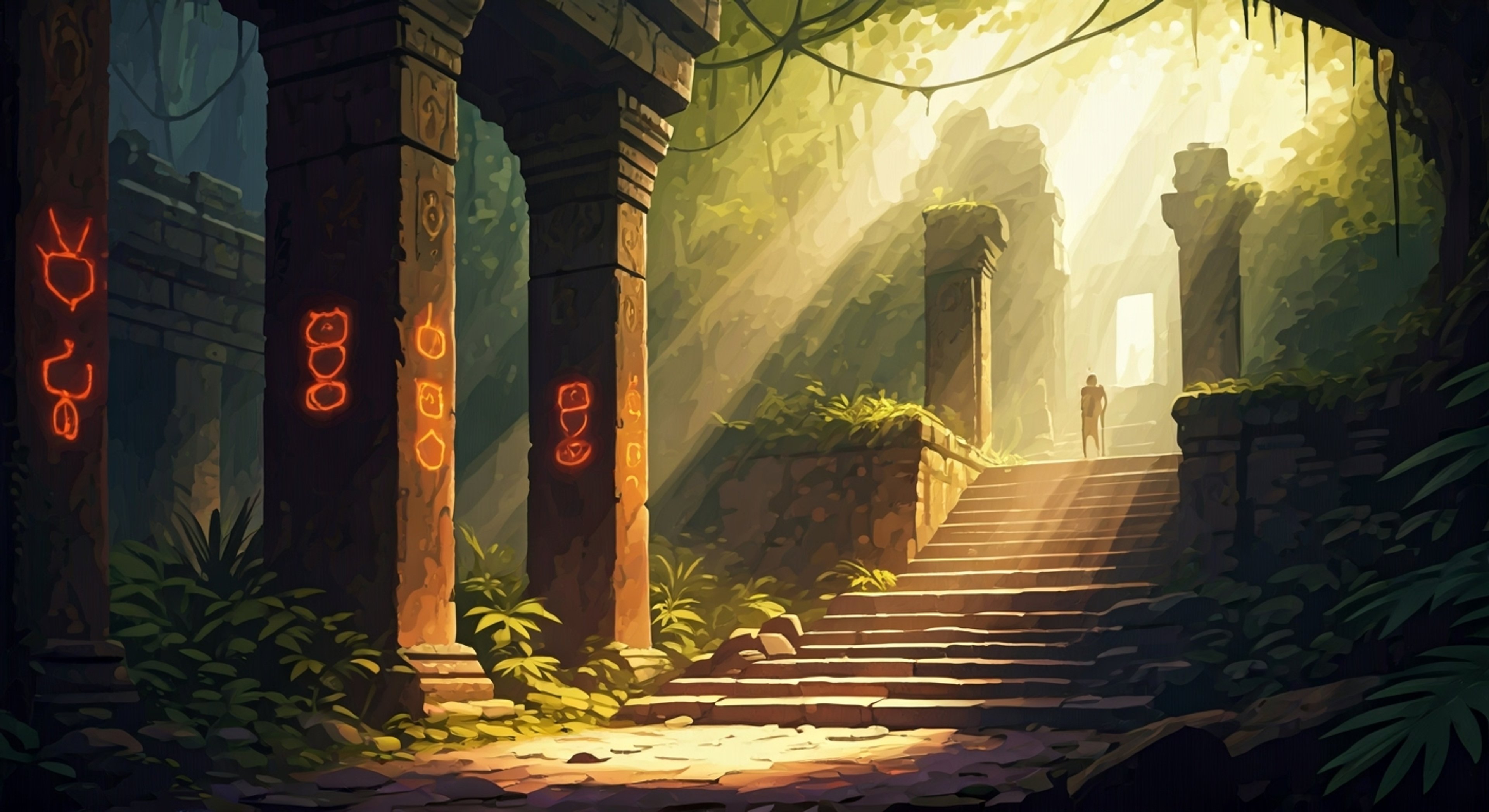 You find yourself accompanying the legendary Ruins Hunter Ging Freecss on a perilous expedition to uncover an ancient civilization's secrets. The untamed wilderness and treacherous ruins pose constant challenges, testing both your survival skills and archaeological expertise. Deep within the mysterious site, forgotten traps and puzzles guard priceless artifacts, while Ging's presence adds an extra layer of intensity with his unconventional methods and high expectations.