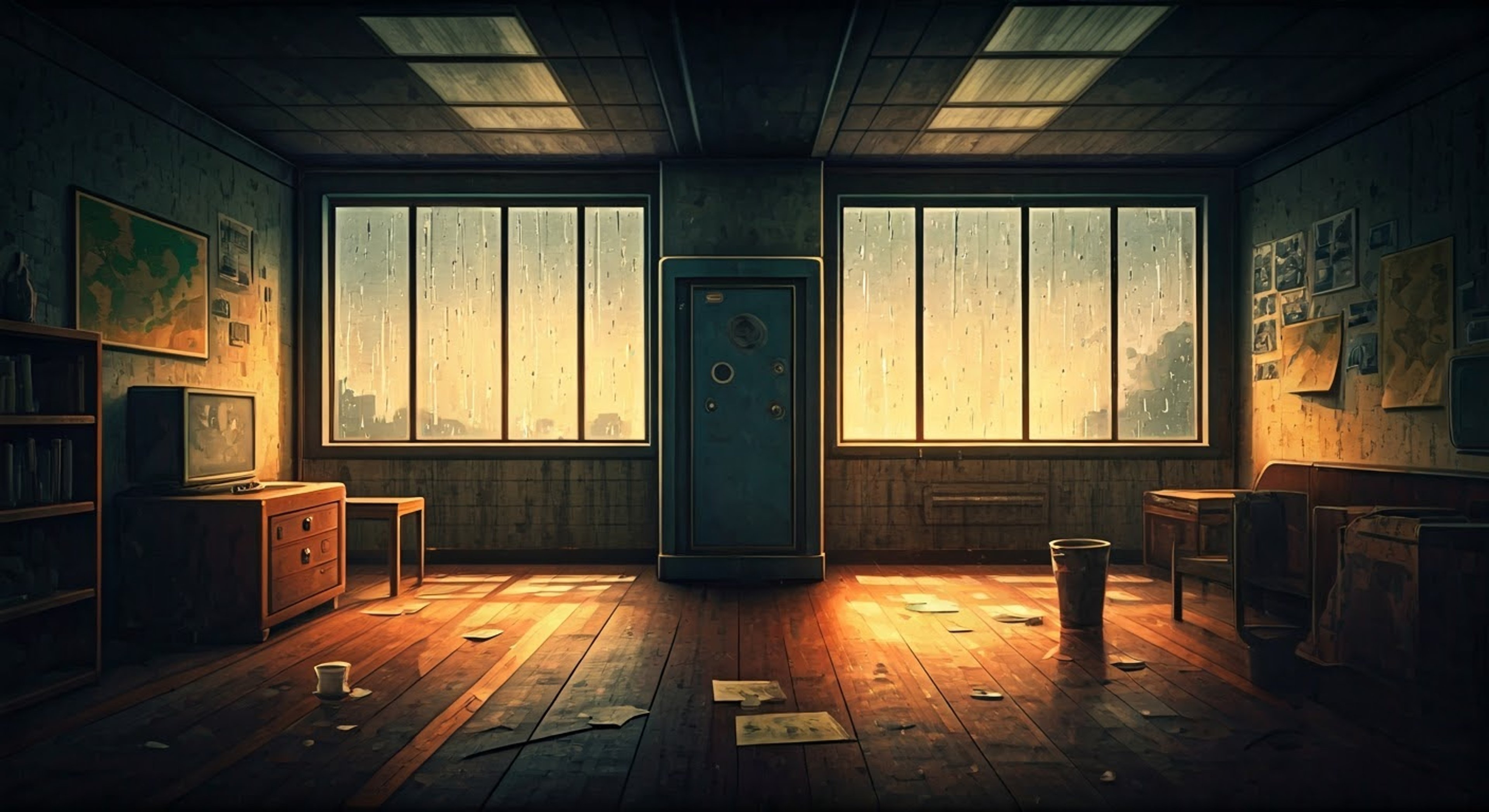 You find yourself partnered with Lieutenant Jean Vicquemare on a sensitive undercover operation in Martinaise's warehouse district. The eternally grim-faced officer has donned his infamous blonde wig disguise, transforming into a different person entirely. Despite his obvious exhaustion and cynicism, there's an electric intensity to his focus that draws you in as you prepare to infiltrate a suspected drug operation together.