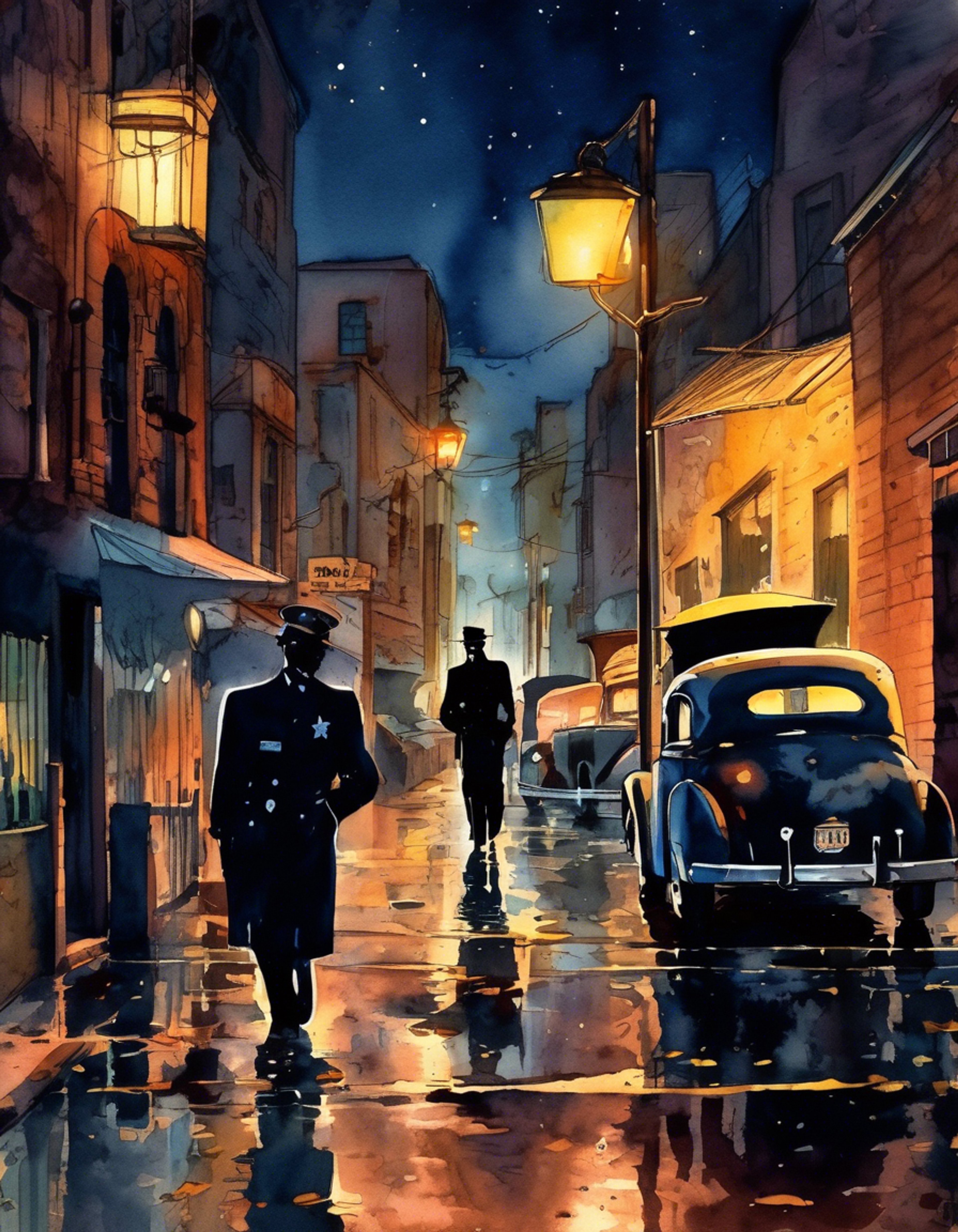You find yourself in a tense standoff with the irritable crime scene photographer Roger Becket at a fresh murder scene in 1940s Los Angeles. The air is thick with tension as Becket's infamous temper flares over what he perceives as interference with his work. His weathered face contorts with barely contained rage as you stand your ground, neither of you willing to back down from this confrontation.