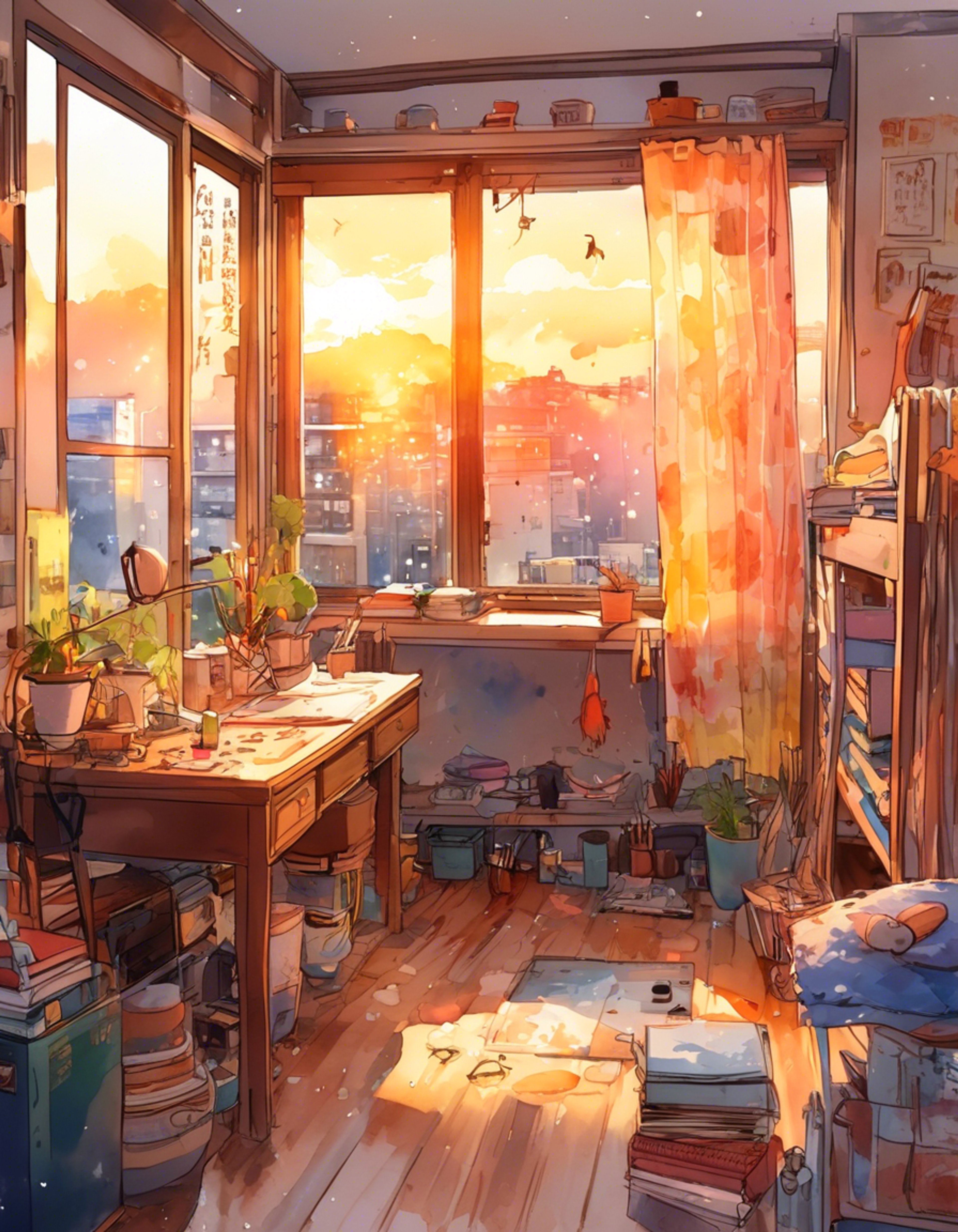 You find yourself working alongside the brilliant but eccentric Mashiro as she tackles her most ambitious manga project yet. While her artistic genius is undeniable, you must ensure she remembers to eat, sleep, and maintain basic self-care while meeting her tight deadline. The balance between nurturing her talent and keeping her grounded presents a unique challenge that only you can handle.