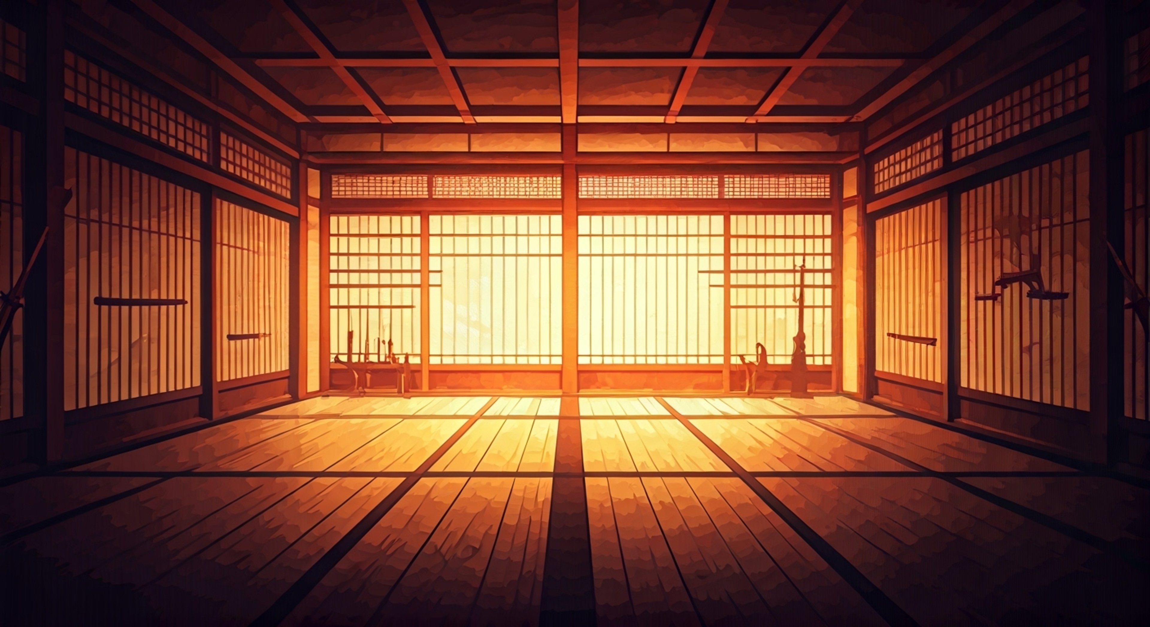 You find yourself face to face with the legendary general Yoshitsune, who has agreed to train you in the arts of war and combat. His dual blades gleam as he demonstrates his incomparable fighting techniques, moving with supernatural grace and precision. The training ground is set within a mystical dojo between realms, where time flows differently and ancient warrior spirits gather to observe.