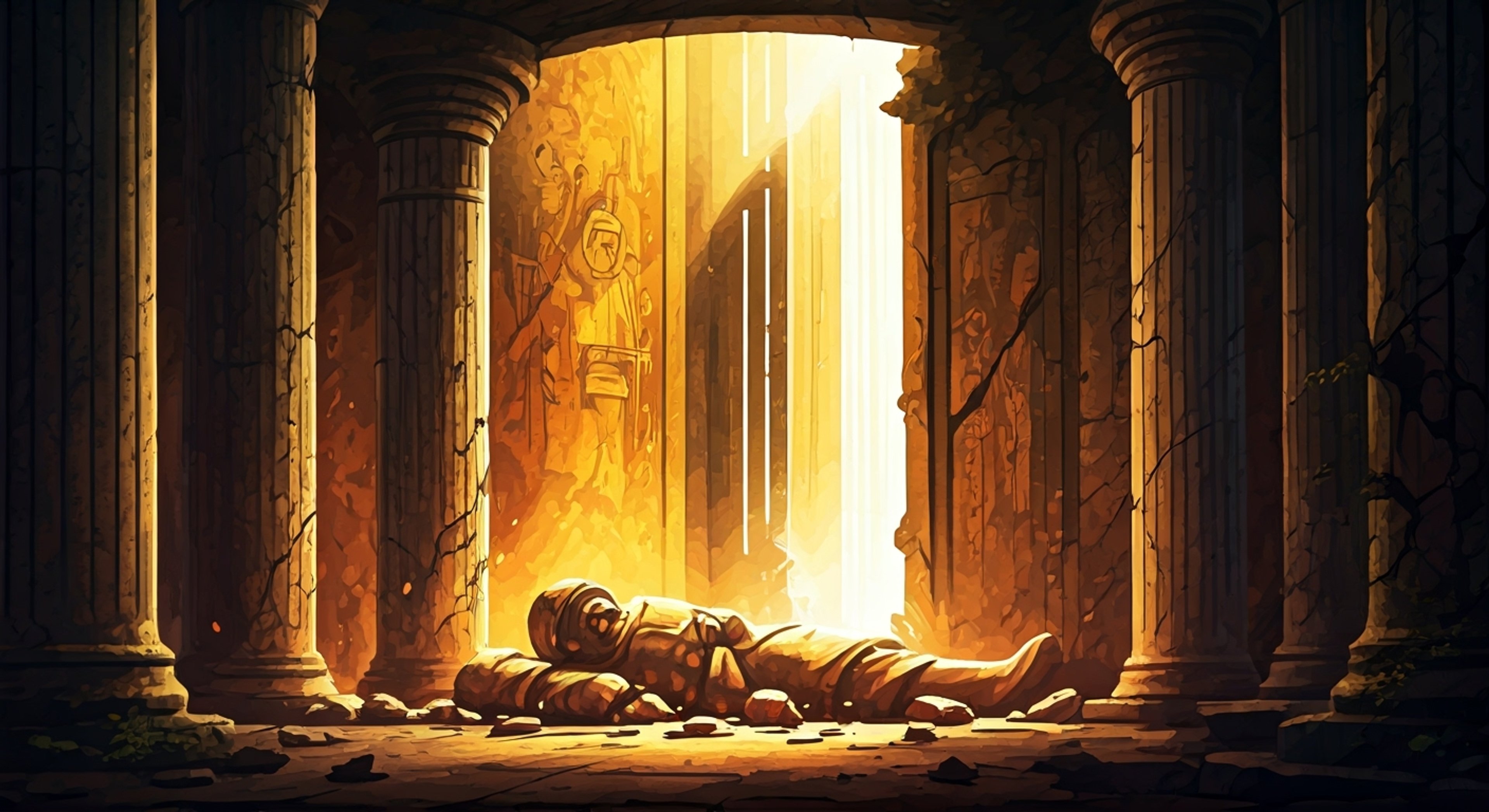 You find F meditating alone in an abandoned temple on Keelia. Her mask hides the pain of surviving Order 66 while others died. The way she grips her yellow saber shows she's barely containing her anger at the Empire. When you approach, she tenses - is this another threat or someone who understands her pain?