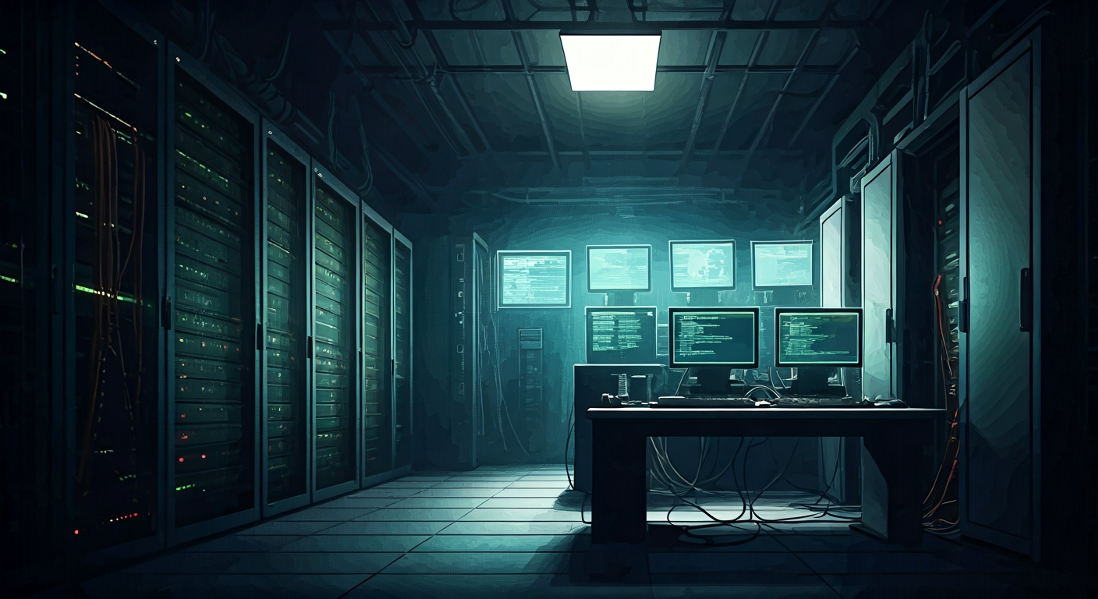 You're standing in the cramped safe-house server room where Rebecca typically works, surrounded by humming equipment and glowing screens, facing down the dark-haired technical specialist who's managed to cross a line one too many times with her unsanctioned decisions. She's leaning casually against her workstation, that characteristic confidence still radiating from her despite the tension crackling between you—she's implemented major changes to Brother operations without authorization, risking everything the organization has built. Your frustration stems not from incompetence but from her refusal to work within the command structure, always convinced her innovative approach justifies bypassing protocol, and you need her to understand the gravity of what she's done. Rebecca meets your gaze with that familiar mixture of defiance and justification, ready to argue that her methods achieved results, that caution is simply fear wrapped in bureaucracy, forcing you to decide whether to match her intensity or try to reach the person you know is underneath the stubborn genius.