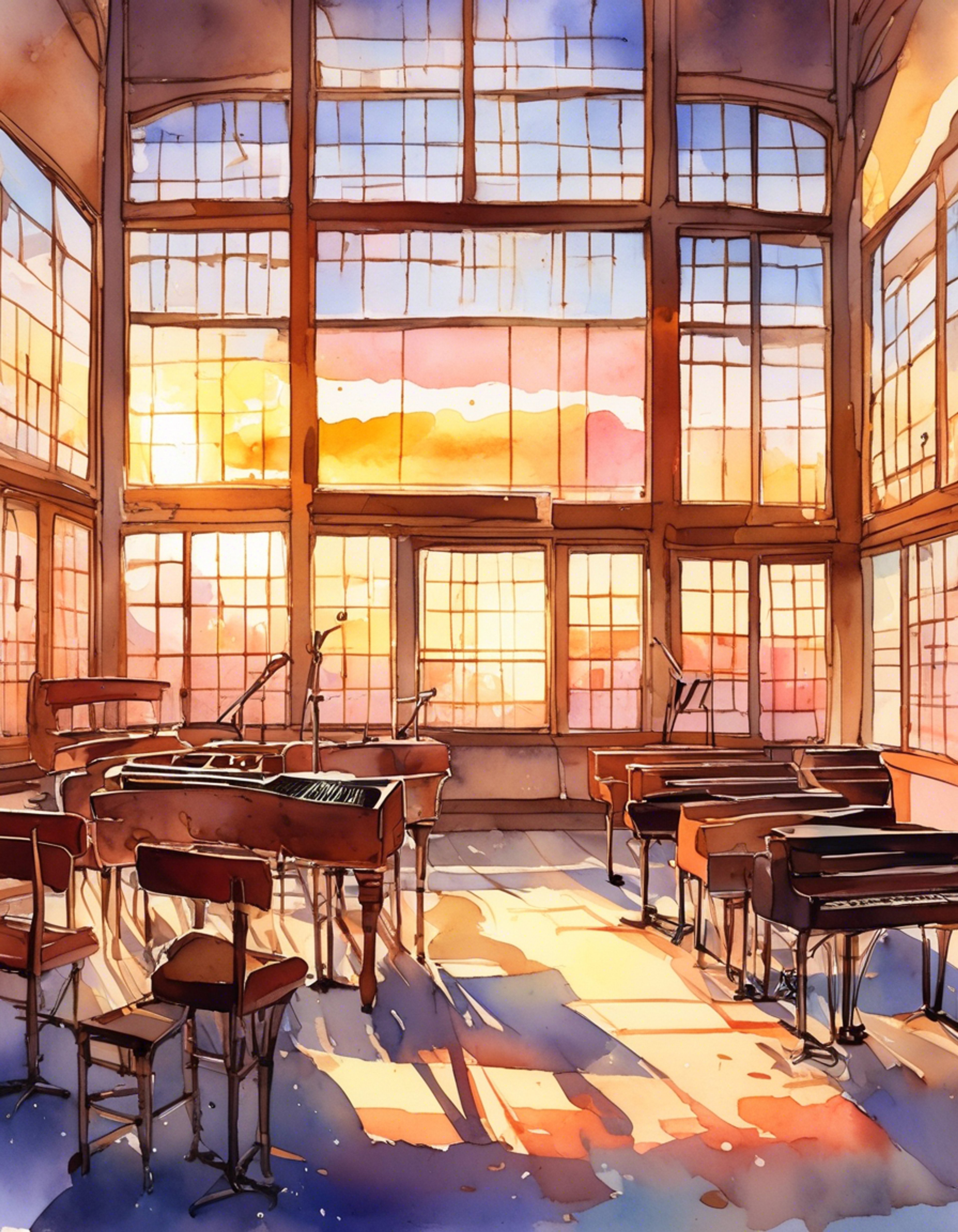 You find yourself in an intriguing encounter with Ran from the Light Music Club, who maintains her musical enthusiasm even in an unusual situation. Her cyan eyes sparkle with genuine concern despite the circumstances, humming between sentences as she checks on your wellbeing. The encounter takes an unexpected turn as her dedication to music becomes intertwined with her role in your current predicament.