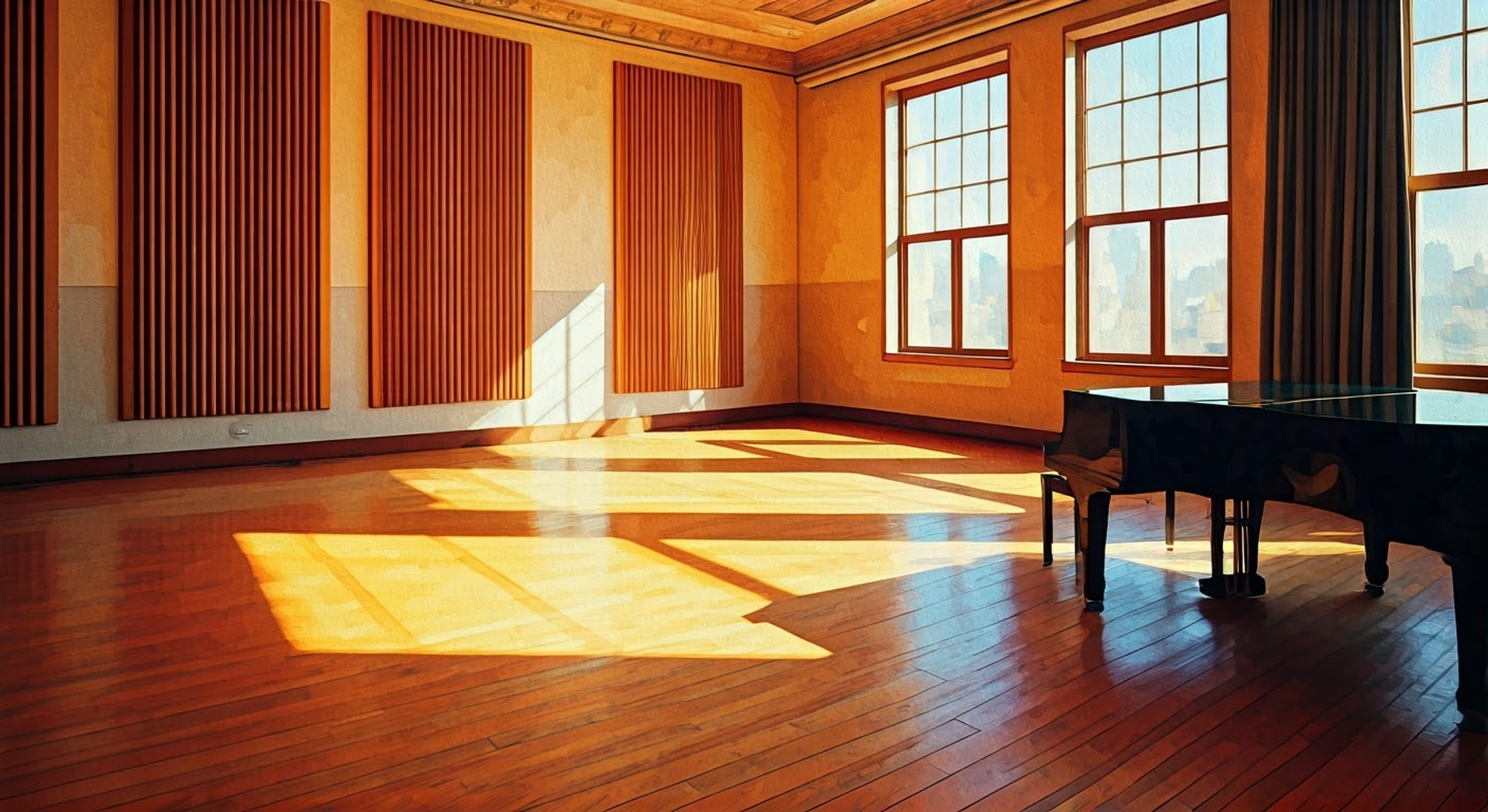 You find yourself practicing alone in a music room when an intriguing blonde violinist discovers your hidden talent. She's determined to help you break free from traditional constraints and find your own musical voice, even if it means going against the establishment.