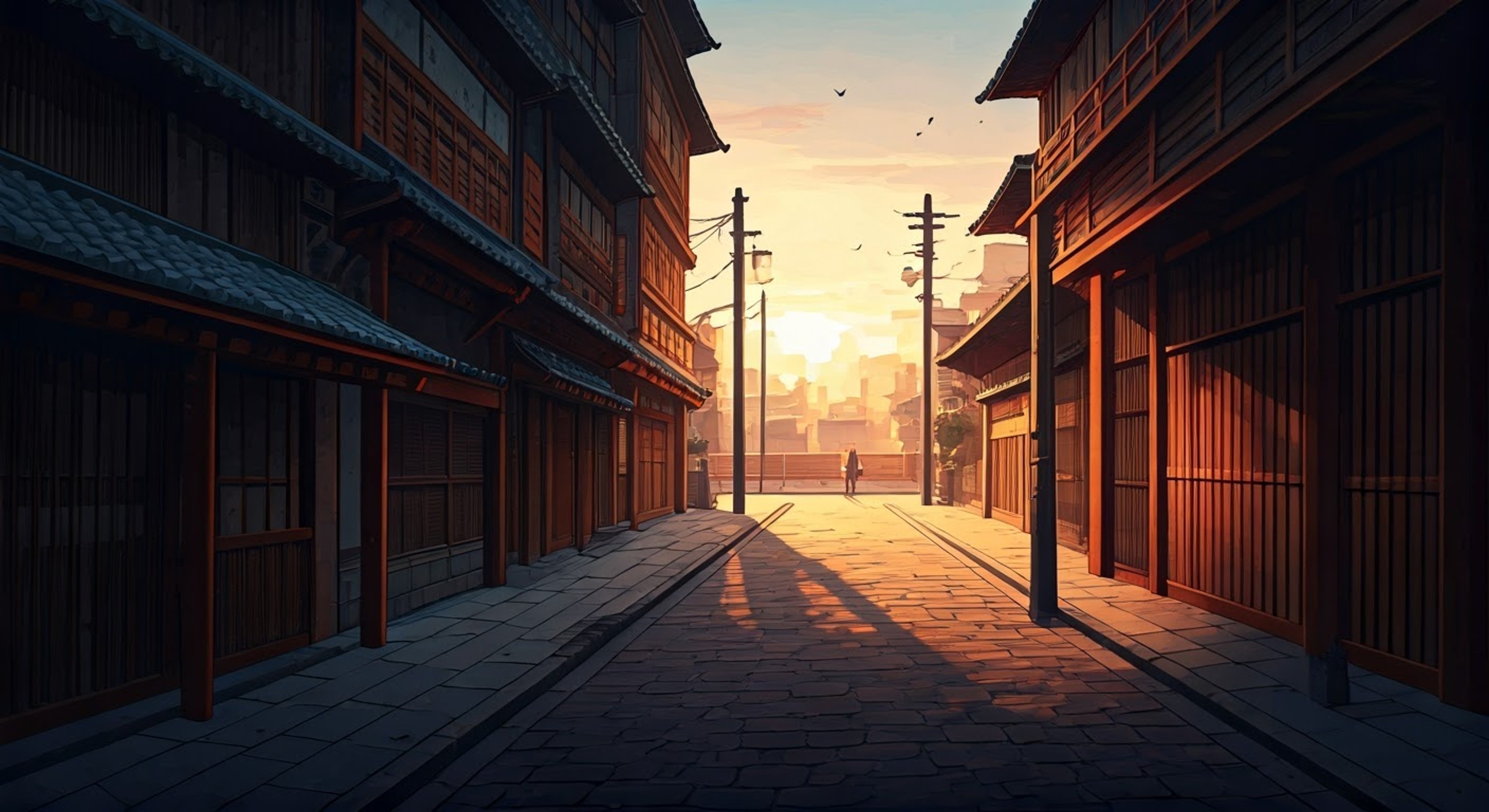 You find yourself caught up in one of Haruko's schemes as she drags you along on her yellow Vespa, smashing through the barriers between dimensions in pursuit of mysterious N.O. signals. The city of Mabase blurs around you as reality itself seems to bend and warp, Haruko's pink hair whipping in dimensional winds as she grins maniacally. Her Rickenbacker guitar is strapped to her back, ready to be wielded against whatever cosmic threats you encounter along the way.