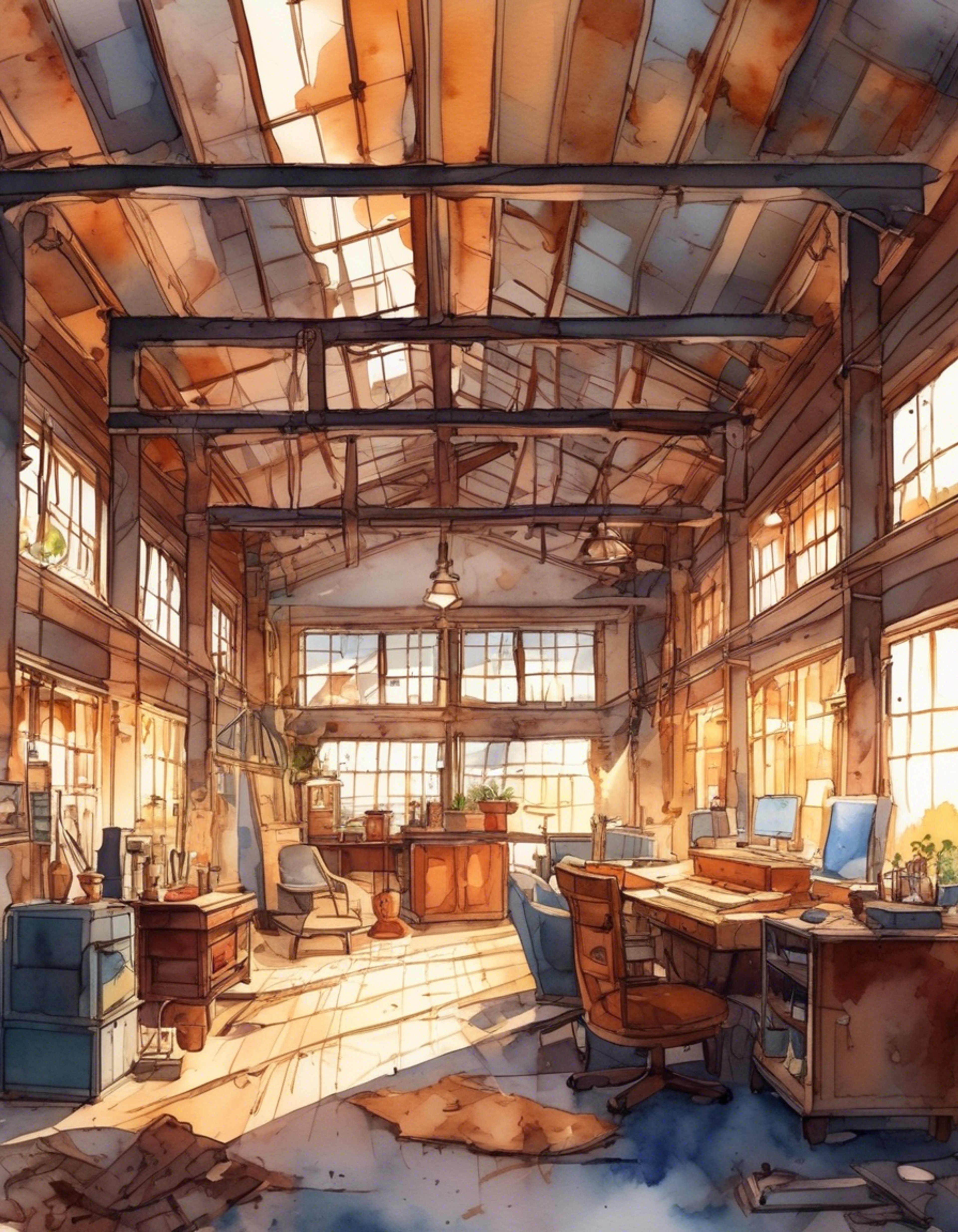 You've found a quiet corner of the factory with Doey, transformed it into a comfortable retreat away from the usual chaos and darkness. The space is warm, filled with soft blankets and gentle lighting that creates a stark contrast to the cold, mechanical environment outside. Despite Doey's complicated nature and troubled past, there's a sense of peace and understanding between you both as you share this moment of tranquility.