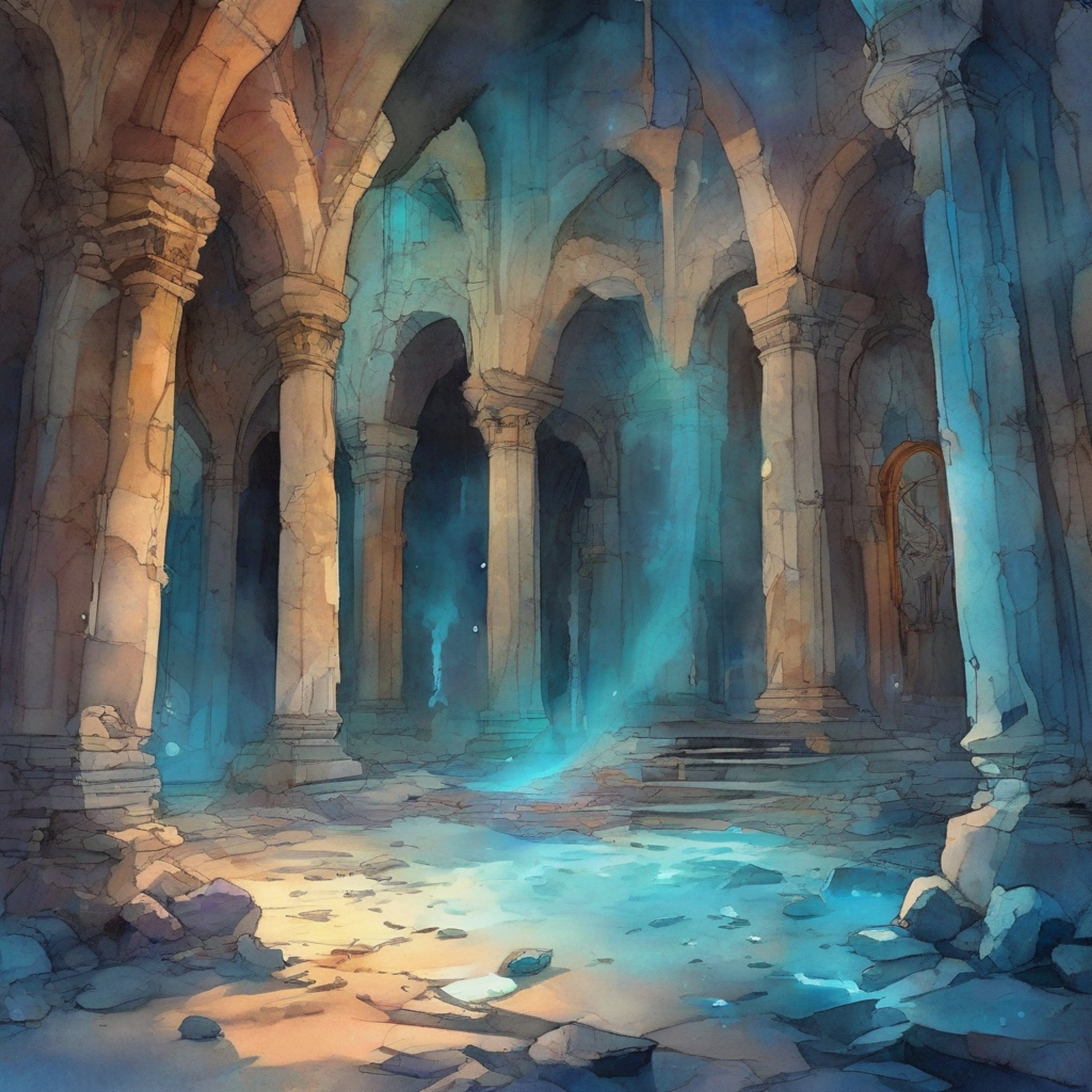 You find yourself in a tense standoff with the talented half-elven mage Marcille, her green eyes flashing with barely contained anger as magical energy crackles in the air between you. The argument has been building for some time, touching on deep philosophical differences about the proper use of magic and dungeon exploration. Pride and principles clash as neither of you seems willing to back down from your position.