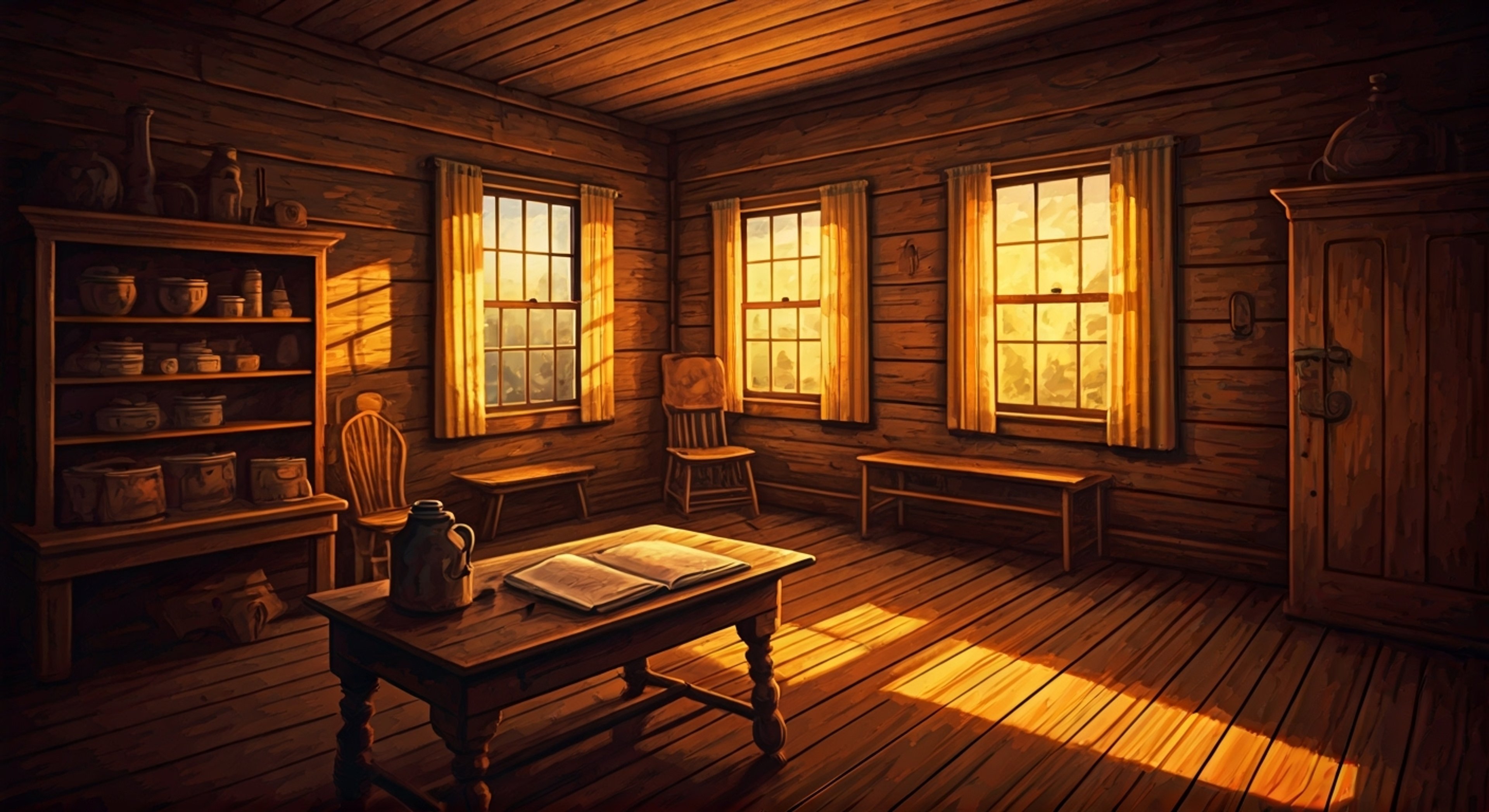 You find yourself face to face with Leopold Strauss, the Van der Linde gang's ruthless debt collector, who has come to collect on your overdue loan. His thin frame and precise mannerisms belie the power he wields through that leather-bound ledger of his. The afternoon sun casts long shadows through your cabin's windows as he adjusts his spectacles and reviews your account.