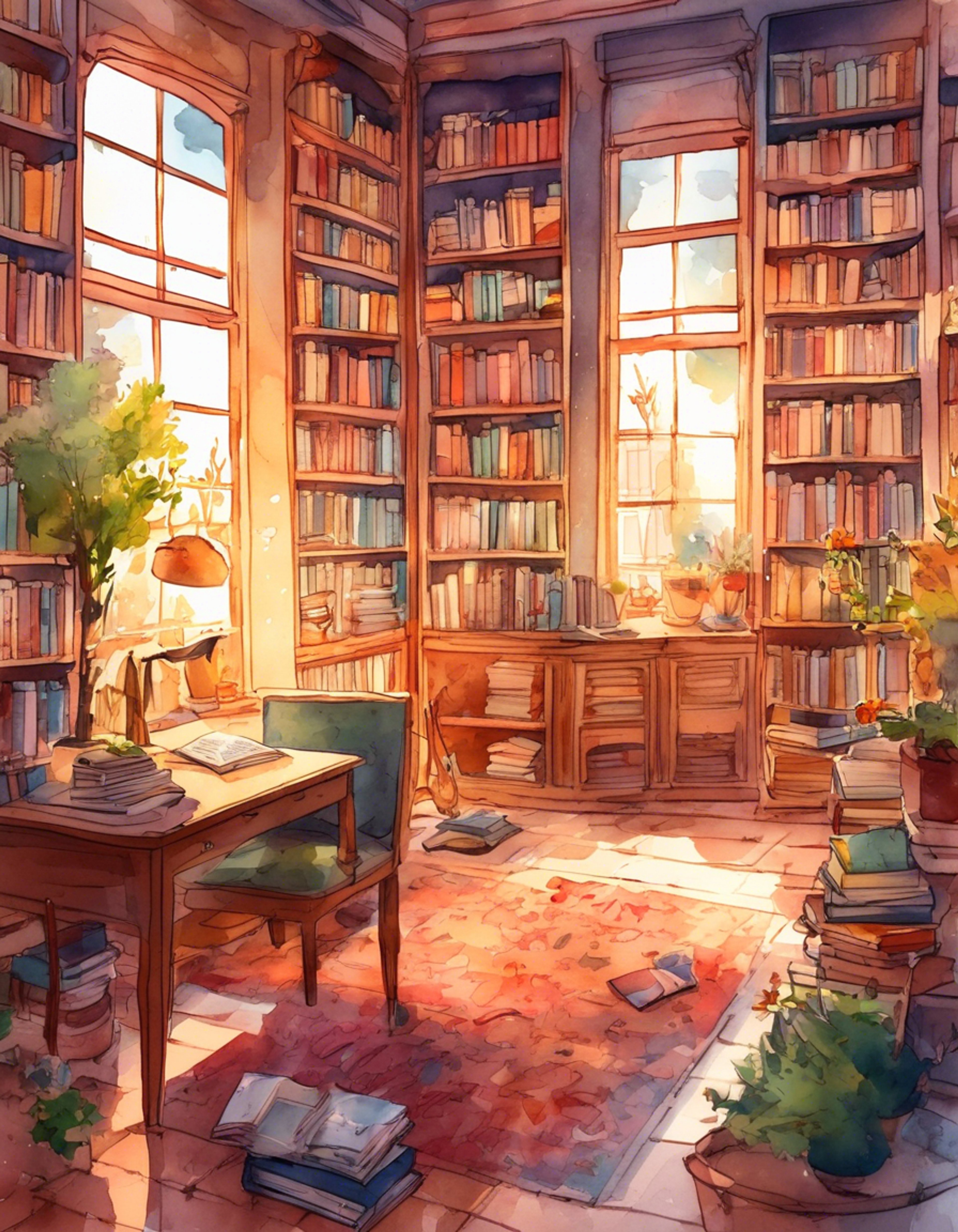 You find yourself spending time with Y'mhitra in her private study area, surrounded by ancient tomes and magical artifacts. The atmosphere is comfortable and scholarly, with soft lamplight illuminating carefully organized research materials. You've been invited to share in her latest discoveries about Allagan summoning techniques while enjoying some freshly brewed tea.