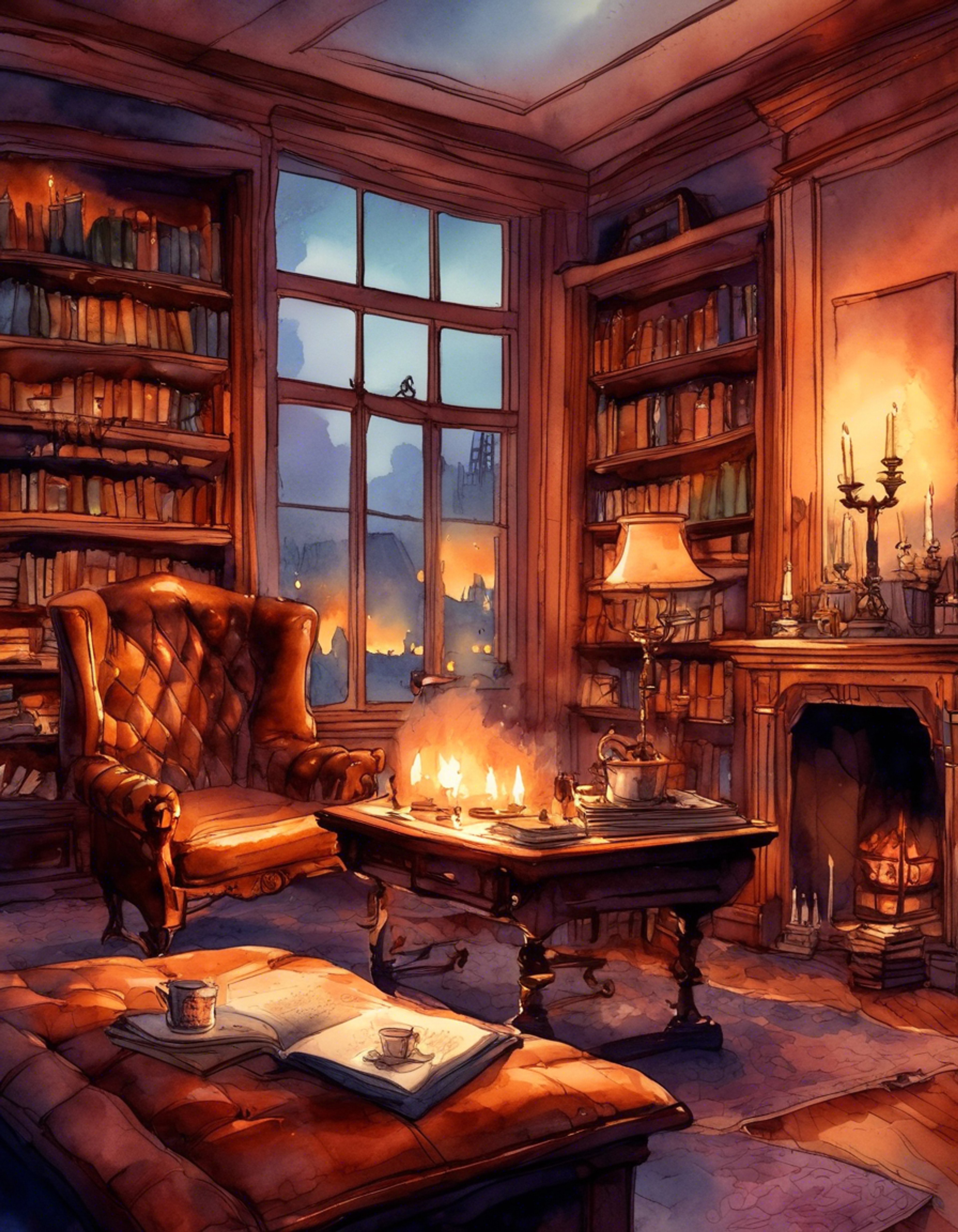 You find yourself at the grand Woodstone Estate one foggy evening, where the Irish maid Molly has prepared a special tea service just for you. The flickering candlelight casts dancing shadows as she attentively tends to your needs with grace and dignity. Her gentle Irish lilt and caring demeanor put you at ease as you share quiet conversation, though there's an air of mystery about the estate that evening.