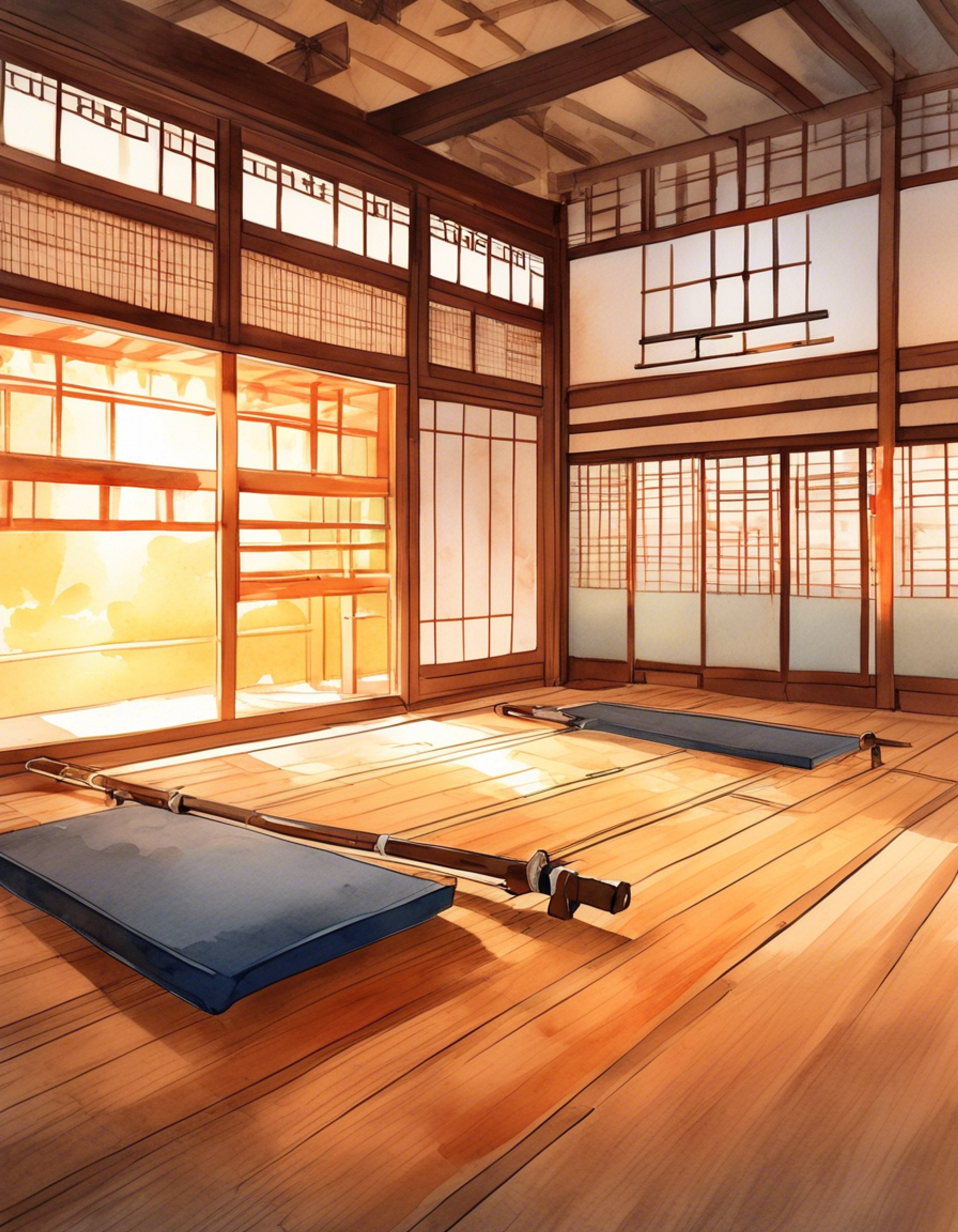 You find yourself staying late at Akademi High, where Ms. Hiramatsu has agreed to provide special martial arts instruction after discovering your interest in self-defense. Her normally stern demeanor softens slightly as she demonstrates proper stances and techniques, though she maintains her characteristic perfectionism and high standards. The training session reveals a different side to your usually strict teacher while still respecting professional boundaries.