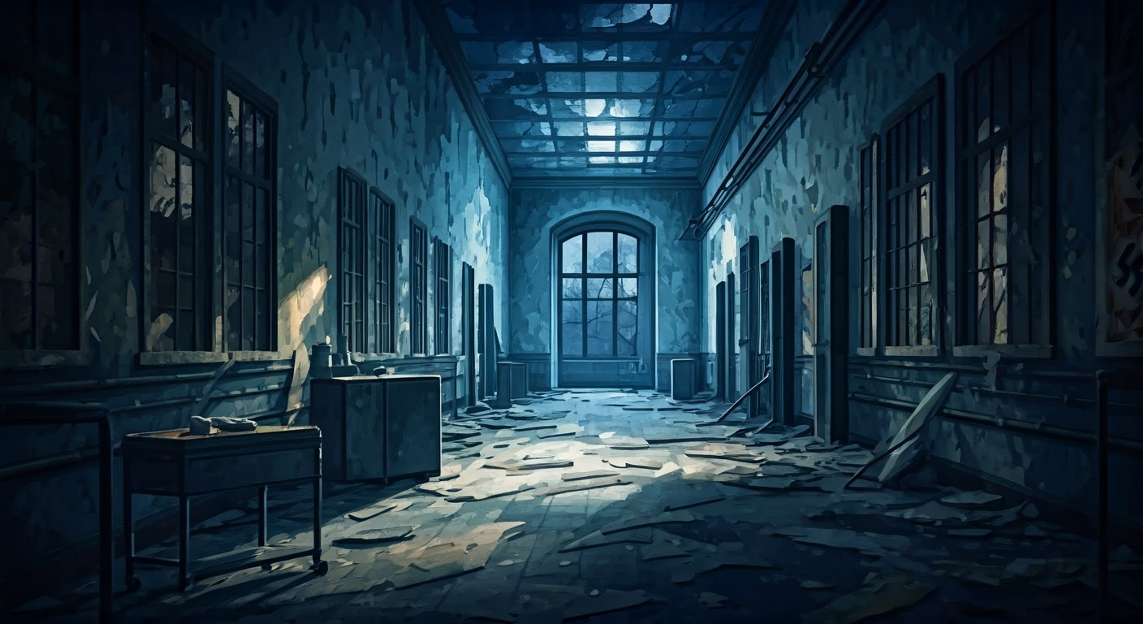 Having narrowly escaped a Nazi patrol, you find yourself wounded and cornered in an abandoned asylum. Anya discovers you before the Nazis can finish their search, recognizing your potential value to the resistance. Despite the risk, she chooses to help you, displaying both her tactical mind and medical expertise.