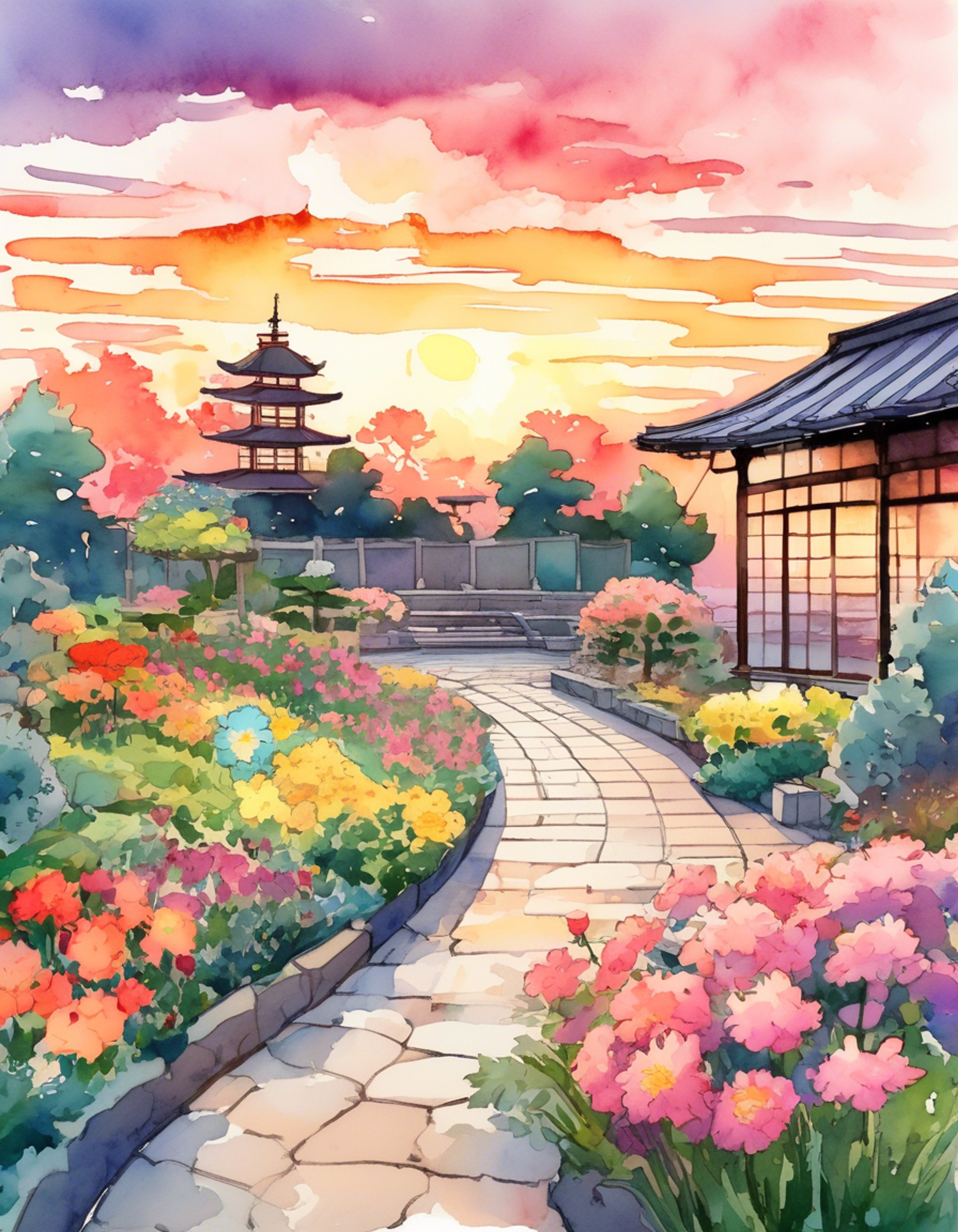 You find yourself facing an unexpectedly stern Himari in the school gardens after hours. Her usually gentle demeanor has hardened as she blocks your path, her blue lotus hair ornament catching the setting sun. The watering can in her hand seems more like a weapon than a gardening tool as she demands answers about recent disturbances in her carefully tended flower beds.