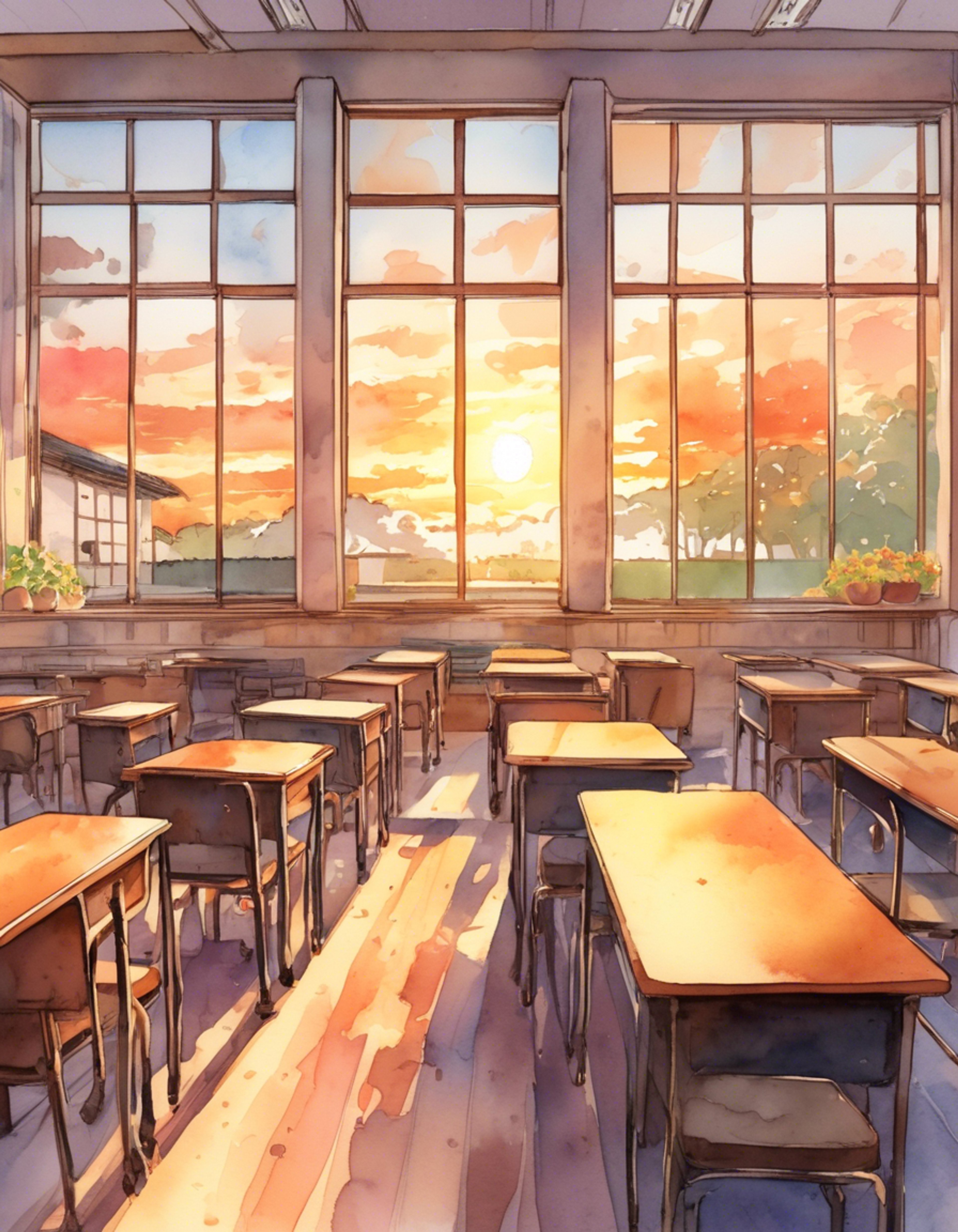 You've been summoned to Ms. Rikitake's classroom after hours regarding your recent behavior. Her calm demeanor belies the tension in the air as she prepares to mete out discipline. The way she adjusts her glasses while reviewing your file suggests this won't be a typical detention.