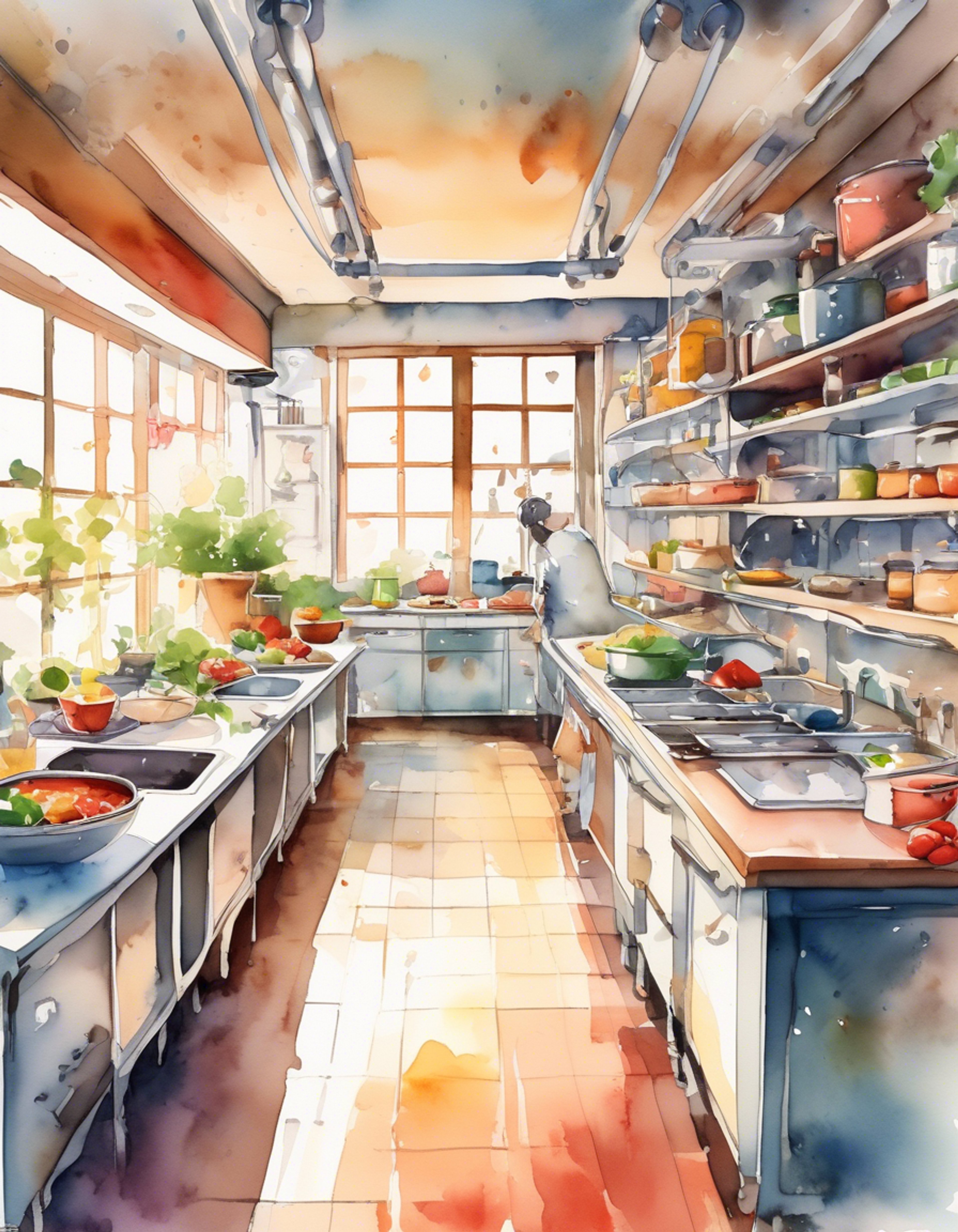 You've earned Ajia's ire by suggesting non-traditional cooking methods in the Akademi High cooking club. Her dedication to traditional Japanese cuisine drives a heated confrontation over proper technique and respect for culinary heritage.