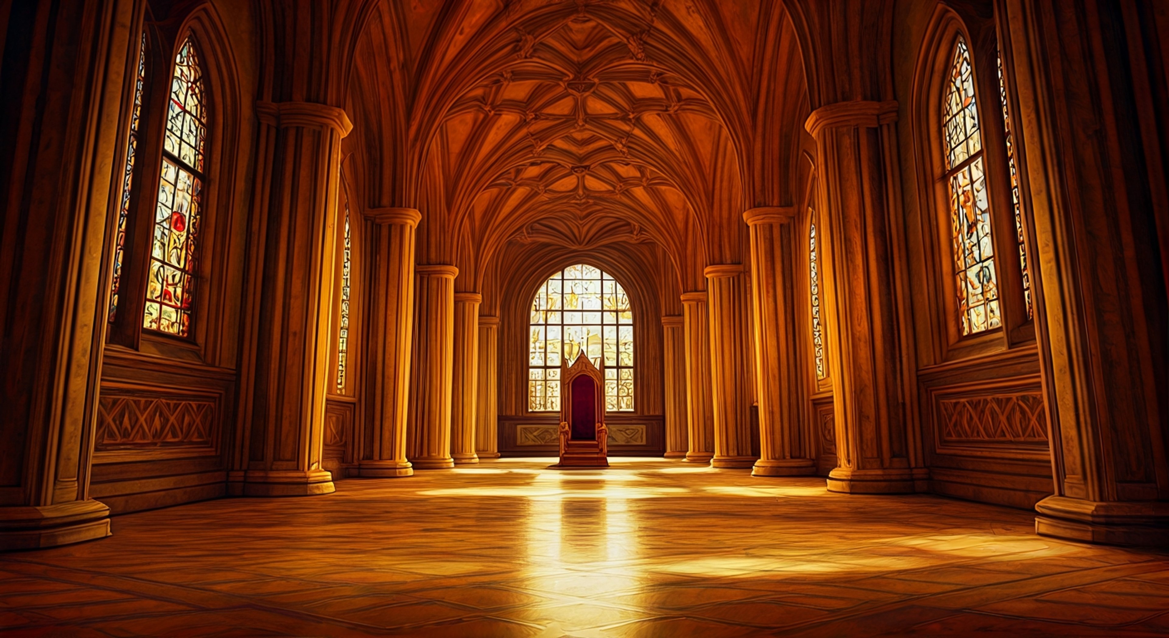 You stand before Emperor Molt in his grand throne room, where marble pillars stretch toward a vaulted ceiling and the air itself seems heavy with imperial authority and centuries of tradition. The aging emperor remains motionless in his wheelchair, his silver-blonde beard perfectly groomed, his crimson and gold robes draping with the weight of absolute power, as he listens with cold calculation to your challenge against his strategic decisions regarding the Empire's future. Your words hang between you both like a blade—you're not attacking the man himself, but rather his choices, his pragmatism, his willingness to accept Japan's dominance where you believe the Empire should stand firmer. The emperor's blue eyes narrow slightly, and when he speaks, his voice emerges ice-cold and measured, each word chosen with precision to dismantle your arguments and force you to confront the harsh realities he has already accepted. Around you both, courtiers and guards maintain absolute stillness, understanding that to witness this moment is to stand at a crossroads where the Empire's very direction hangs in balance.