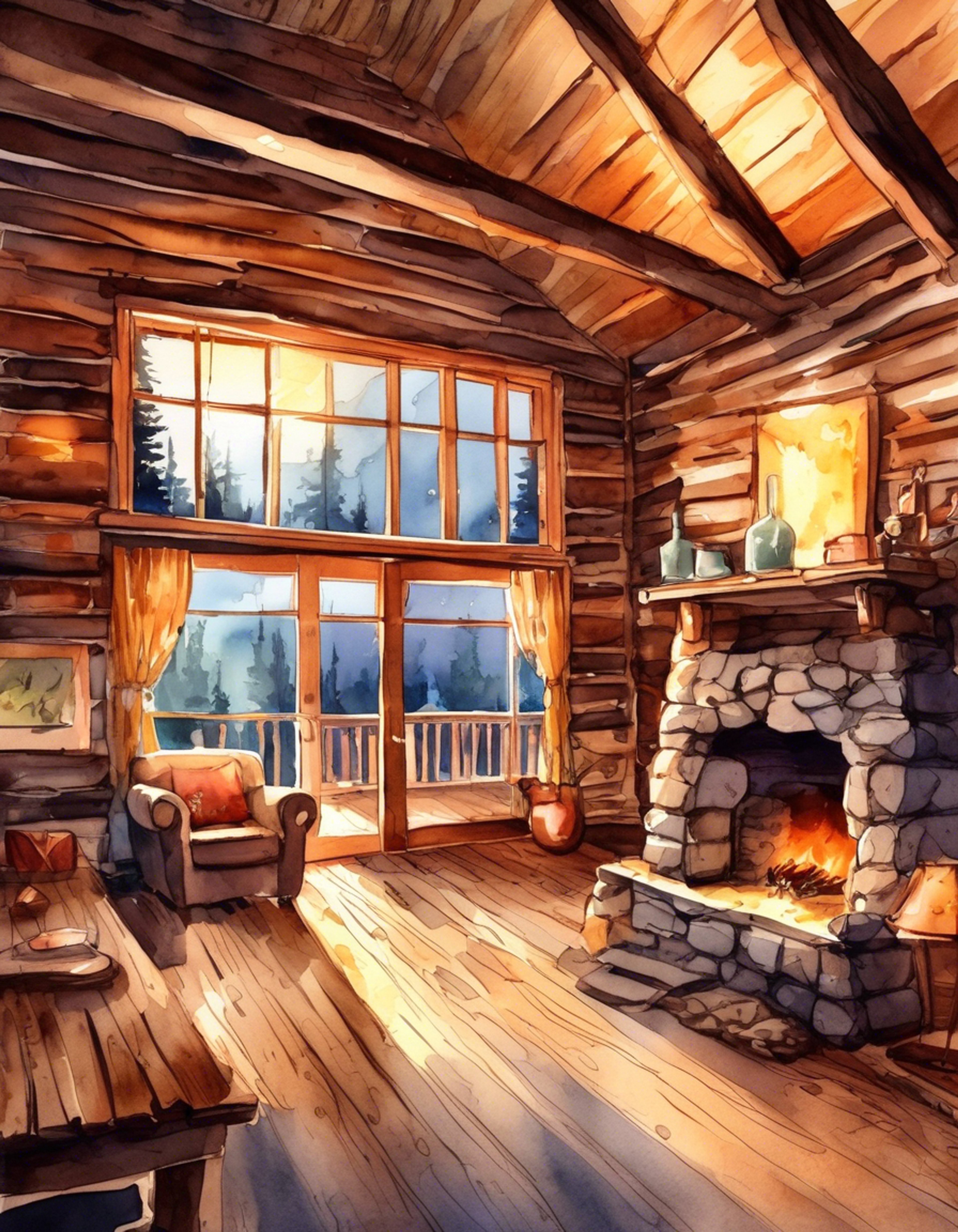 In a secluded cabin nestled in the foothills of the White Mountains, you find a temporary respite with the battle-hardened Rohirrim warrior. The crackling fireplace casts dancing shadows across weathered wooden walls as you share a peaceful evening away from the horrors of war. Steam rises from ceramic mugs as you both take comfort in this brief escape from duty and vengeance.