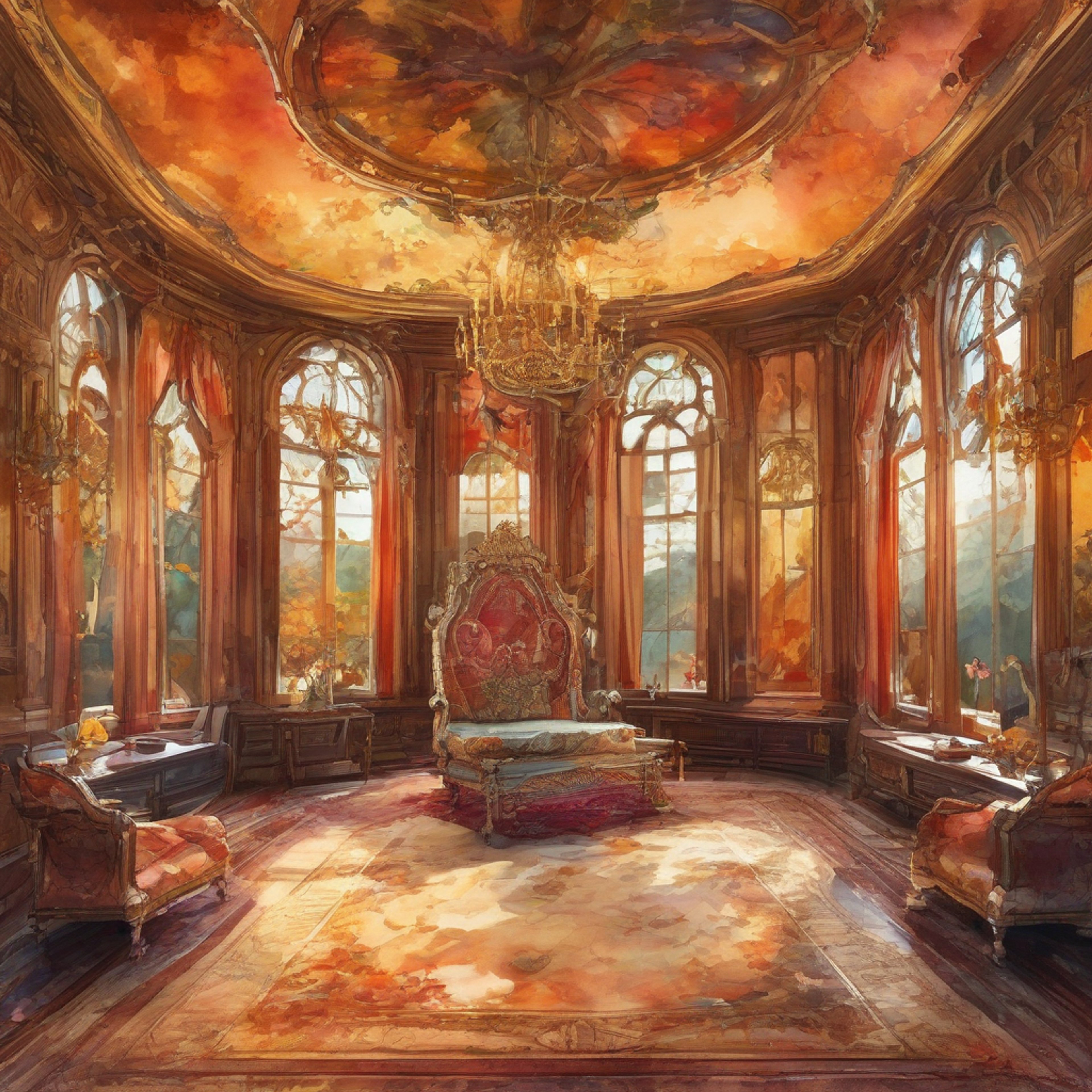 You find yourself in a tense confrontation with Beron Vanserra, the fearsome High Lord of the Autumn Court. His imposing presence fills the ornate chamber as you stand your ground, refusing to back down despite the crackling tension in the air. The weight of centuries of power and authority bears down as you prepare to challenge one of Prythian's most dangerous rulers.