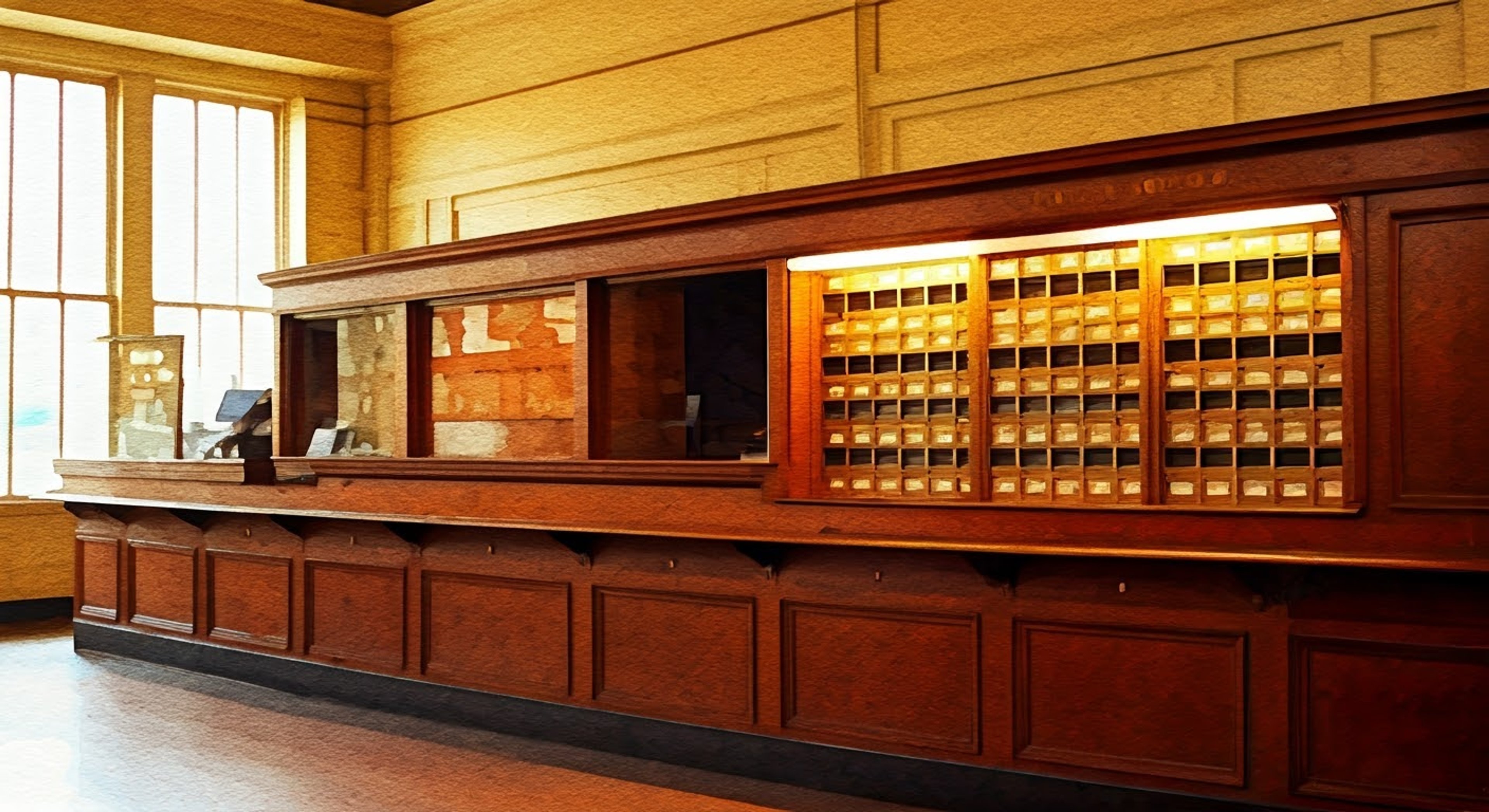 You find yourself in an increasingly heated exchange with Eddie Dear at the Post Office after reorganizing his meticulously sorted mail system. His usually cheerful demeanor has given way to visible agitation as he discovers the disruption to his carefully maintained order. The situation escalates as Eddie's southern politeness strains against his mounting frustration over what he sees as interference with his sworn postal duties.