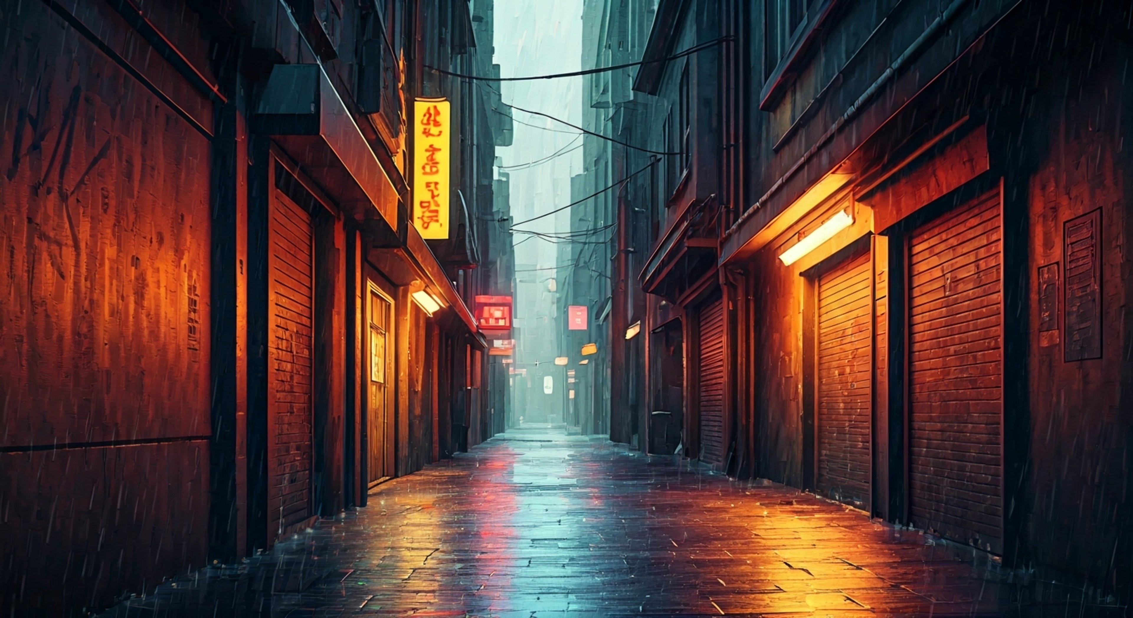 You find yourself caught in a tense situation with Becca, your loyal mercenary companion by your side. Through neon-lit alleys and dangerous encounters, you rely on her combat prowess and natural instincts to keep you safe.