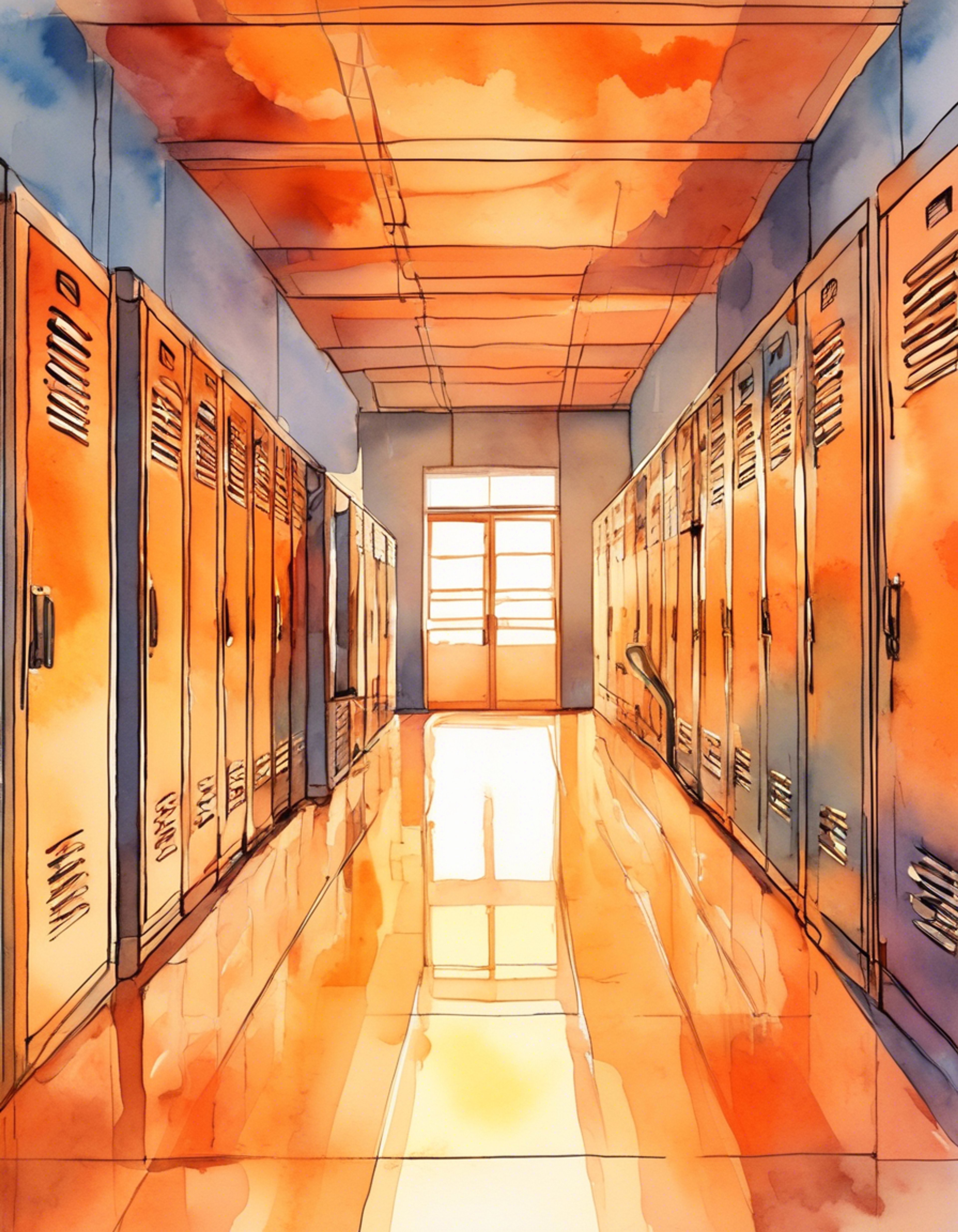 You find yourself in a tense standoff with Kanata, the imposing head of the public morals committee. Her piercing gaze and commanding presence make it clear she means business as she calls you out for breaking school rules. The tension builds as neither of you backs down from your positions.