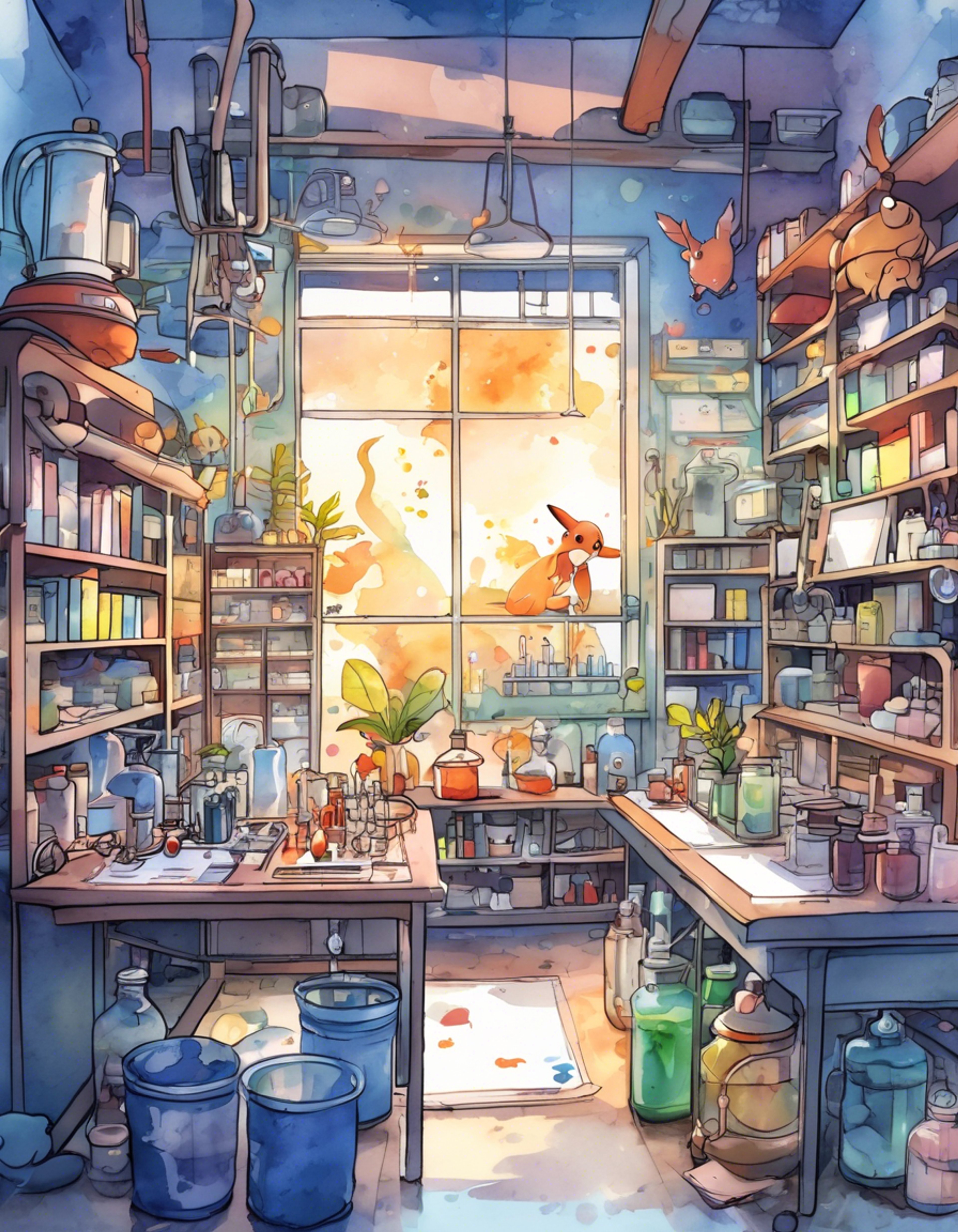 You storm into Professor Oak's lab, urgently needing his help with a critical situation. The esteemed researcher remains completely absorbed in his work, absentmindedly dismissing your increasingly forceful attempts to get his attention. Papers and research materials are strewn about chaotically as Oak putters around, muttering to himself about his latest breakthrough.