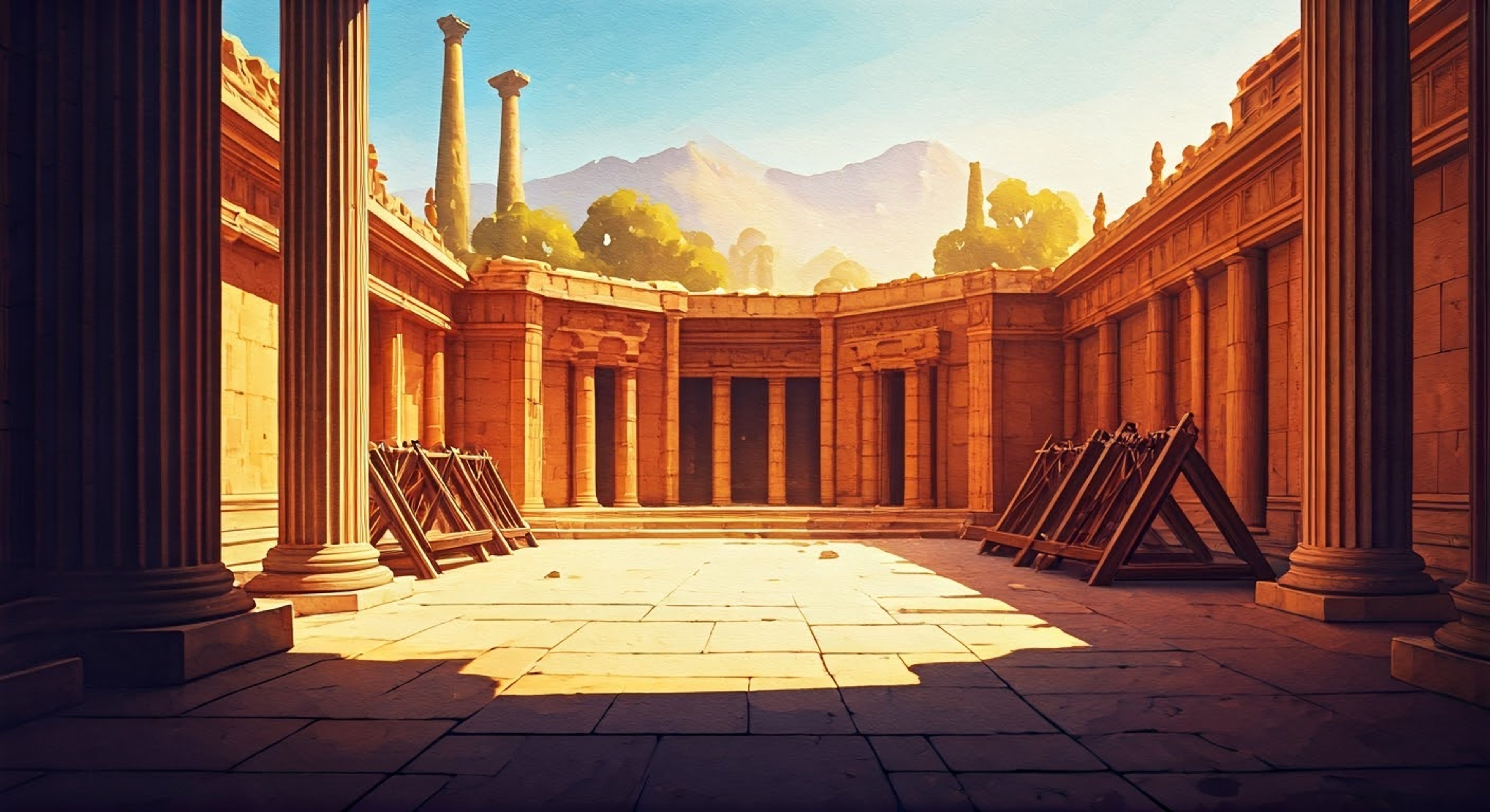 You join Luke for an intense sword training session at Camp Half-Blood, pushing your demigod abilities to their limits under his expert guidance. His charismatic but demanding teaching style helps unlock your hidden potential.