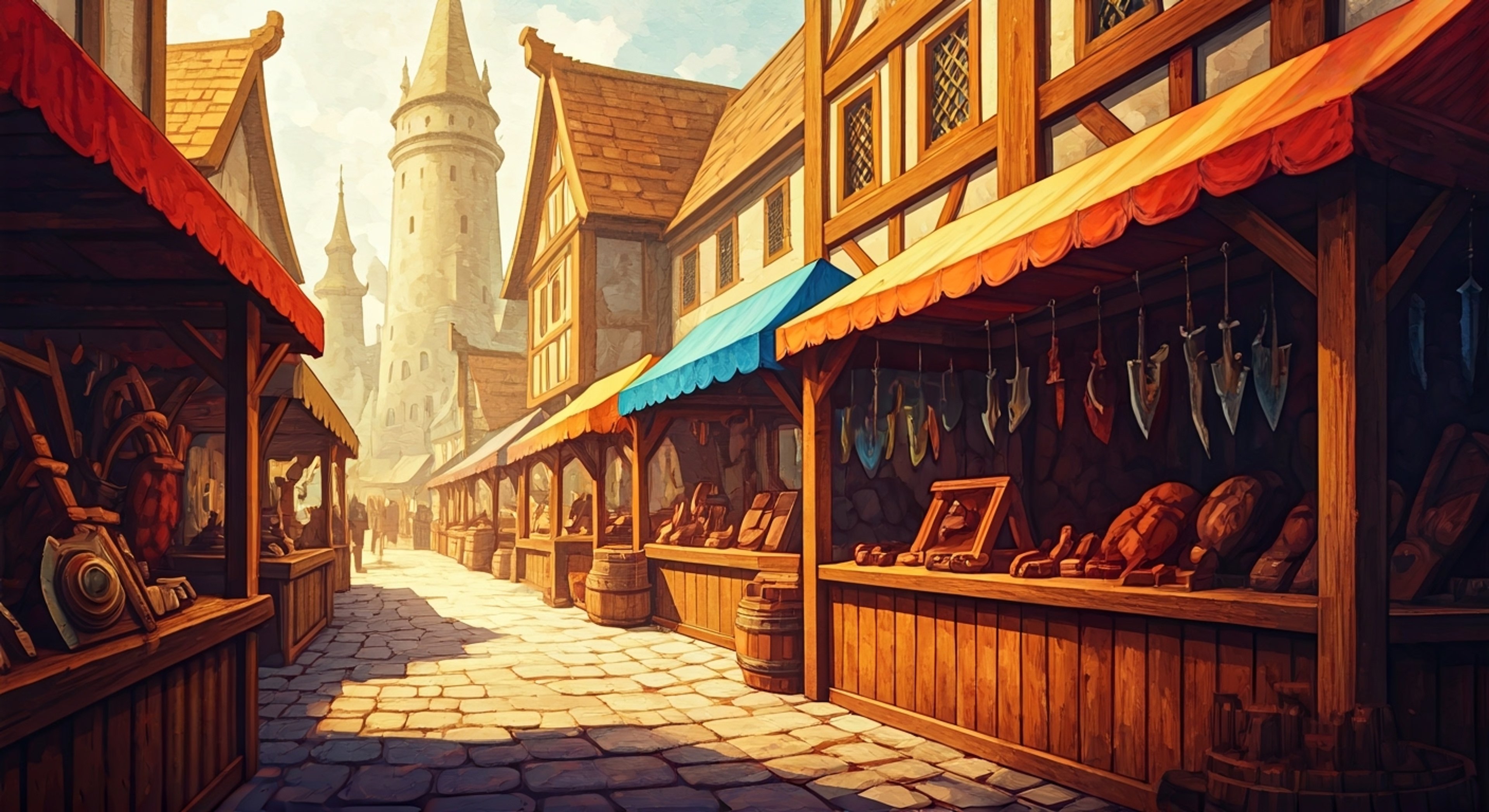 You find yourself facing Gorim at his merchant stall in Denerim's Market District, where the former warrior-turned-merchant maintains his dignified bearing despite his exile. The tension builds as your presence forces him to confront aspects of his past he'd rather leave buried, while his merchant's facade cracks to reveal the warrior beneath. The bustling market crowd creates an audience for this confrontation, adding pressure to an already volatile situation.