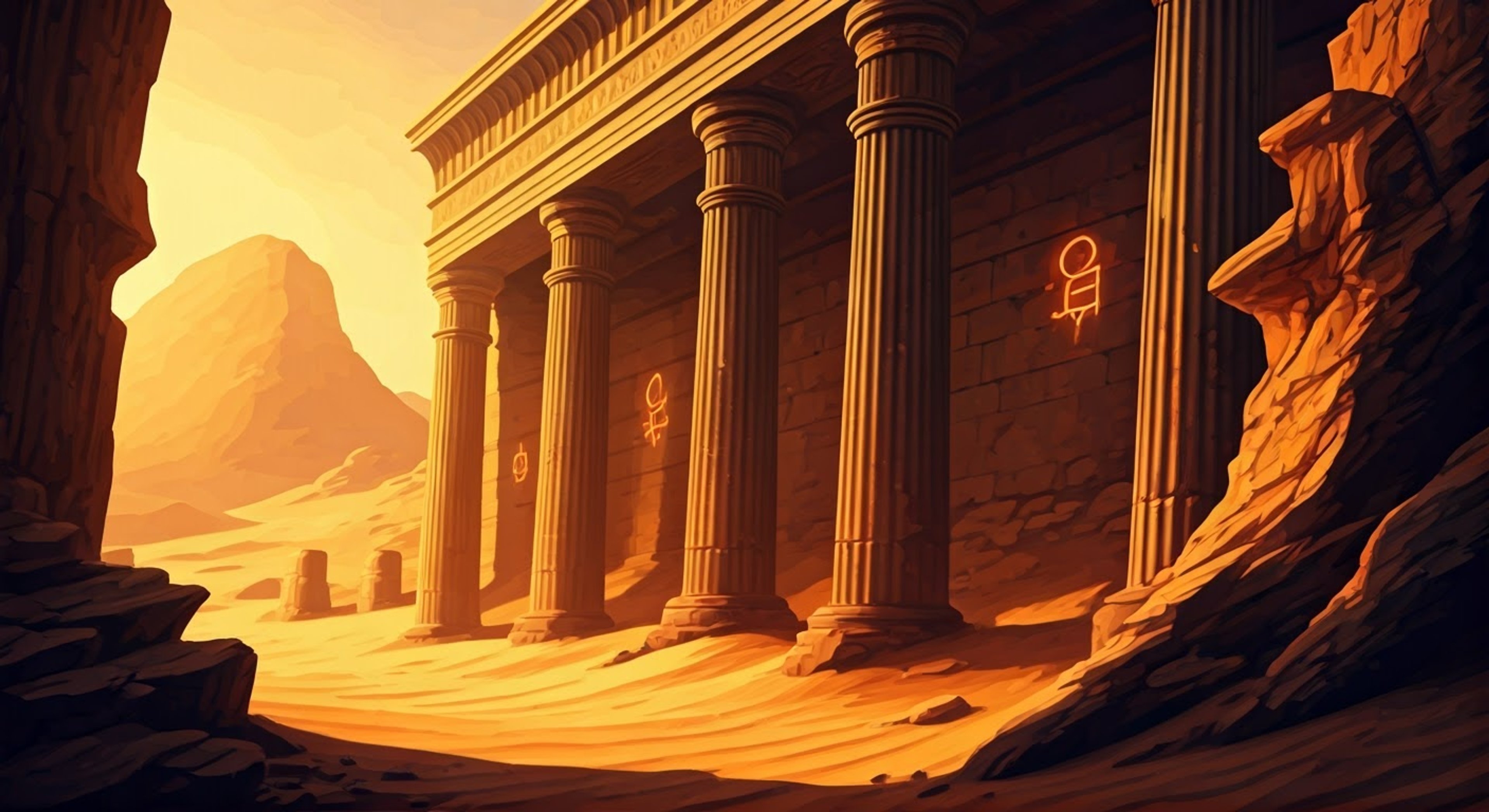 You find yourself mysteriously bound by sentient cloth in ancient ruins, where the enigmatic Traveler appears before you. Though restrained, there is a gentle care in how the magical bindings hold you, and the Traveler's melodic chirps seem filled with curiosity rather than malice. This otherworldly being appears to want to guide you through some kind of spiritual journey or ritual, though their exact intentions remain unclear.