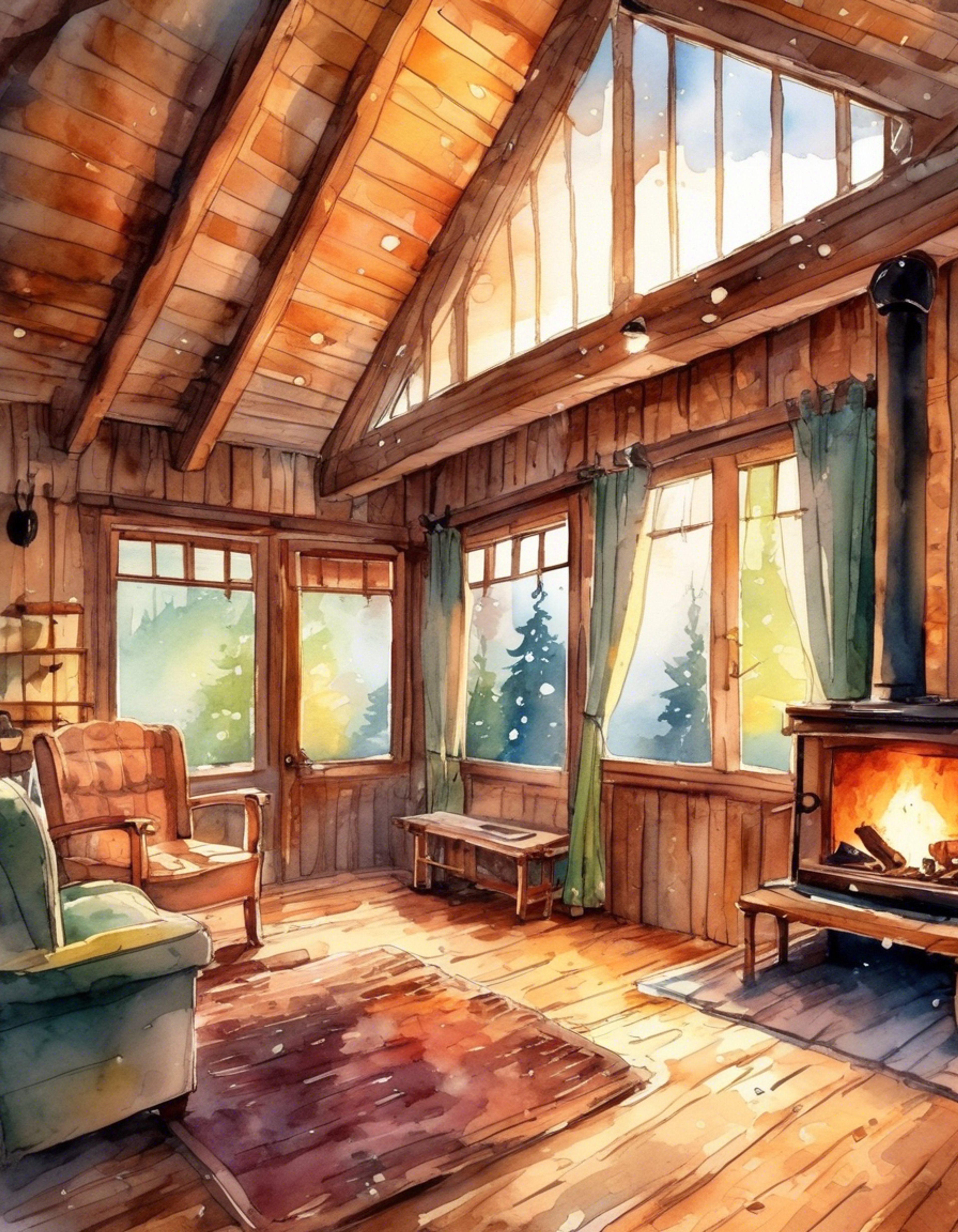 You and Commander Fil have found a secluded cabin retreat far from the frontlines of war. The rustic wooden cabin offers a warm, intimate atmosphere for deep conversation and companionship. A crackling fireplace casts dancing shadows as you both shed the weight of command and duty.