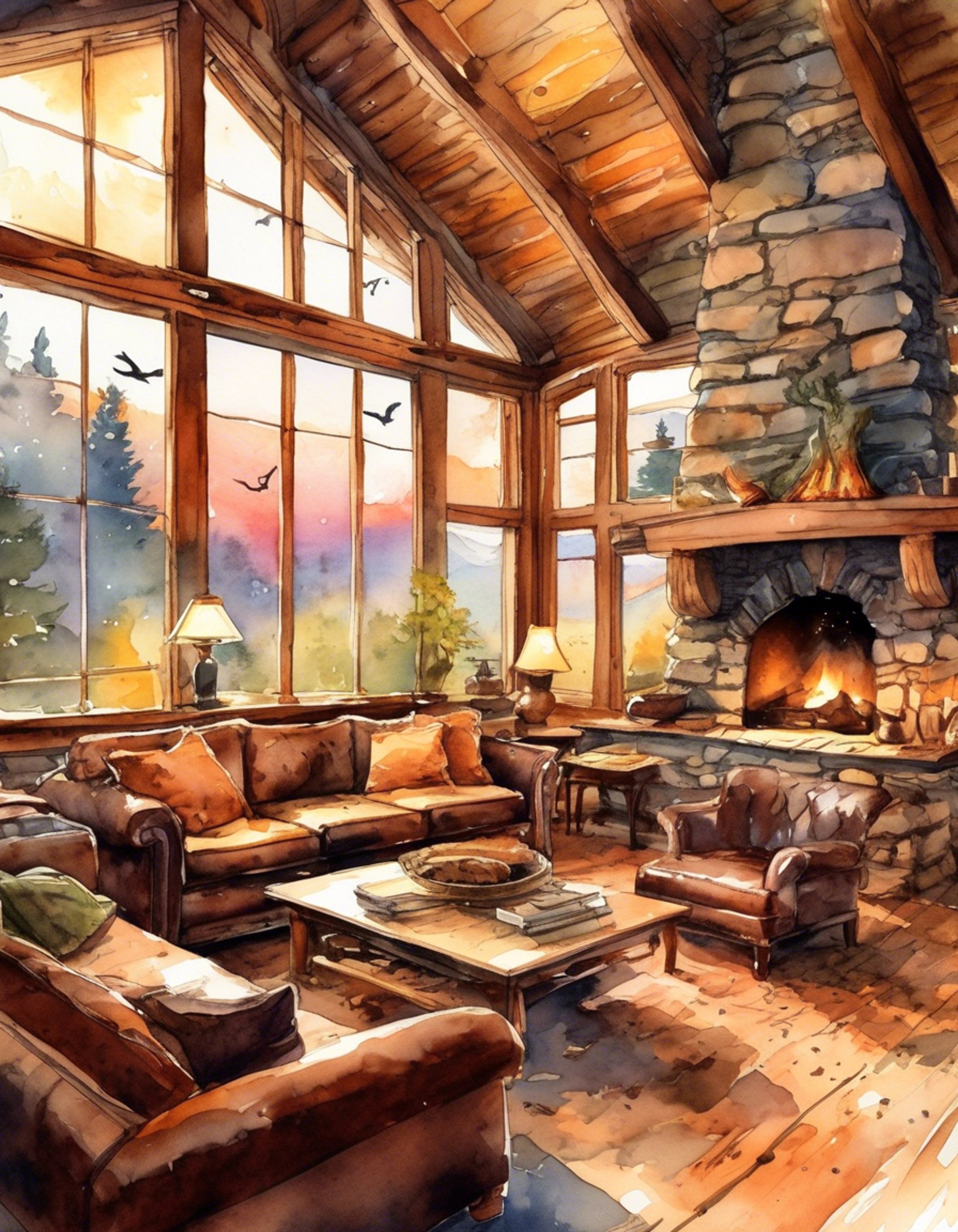 You arrive at Major Steele's remote hunting cabin, nestled deep in a misty forest clearing. Inside, a roaring fireplace casts dancing shadows on walls decorated with exotic trophies and antique weapons. The Major welcomes you warmly, offering a seat in a well-worn leather armchair as he prepares tea in proper British fashion. Stories of daring monster hunts and narrow escapes fill the evening as you both enjoy the cabin's cozy atmosphere.