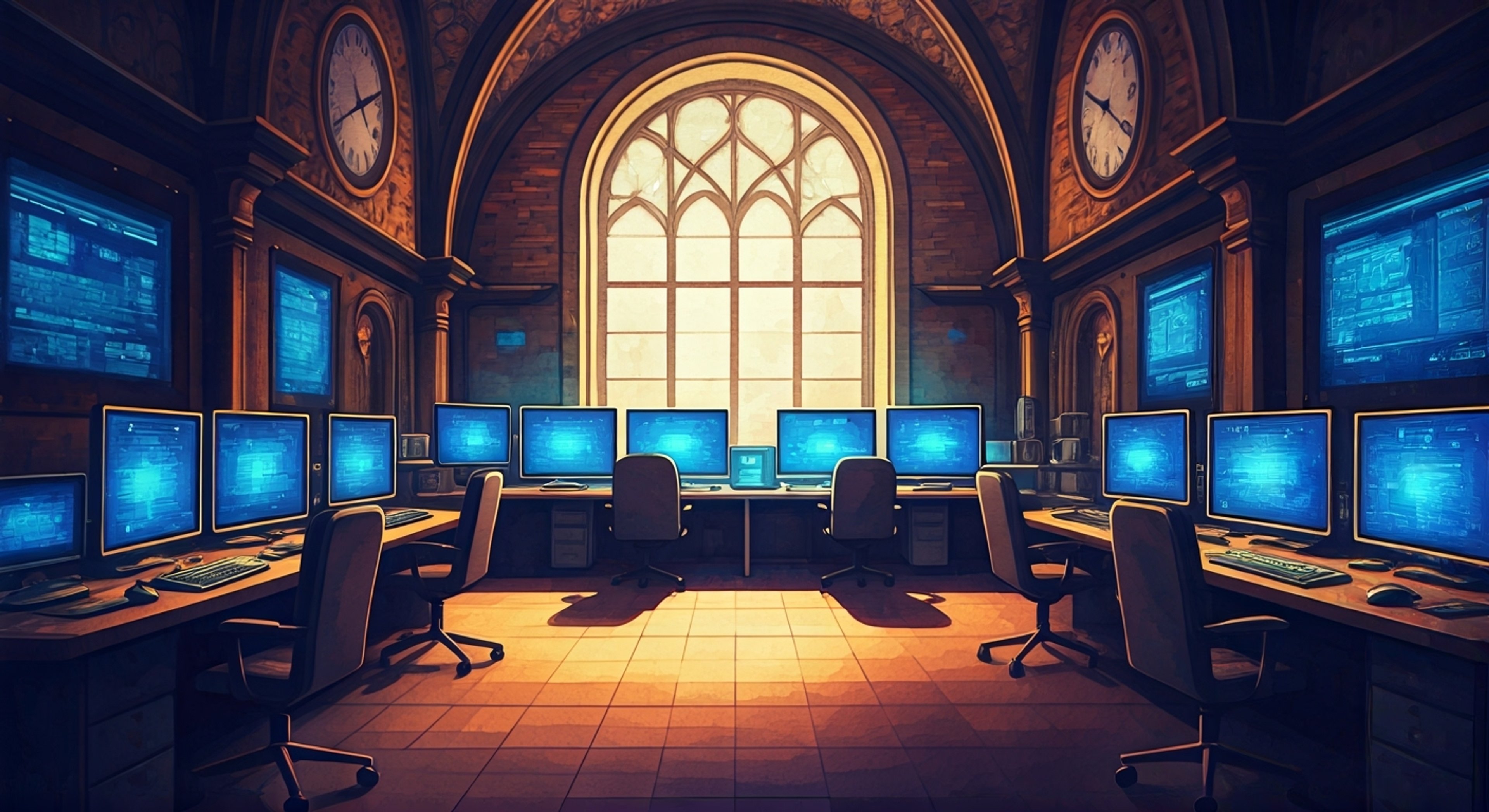 You find yourself working alongside Oracle in her Clocktower base, surrounded by glowing monitors and advanced technology. Barbara Gordon guides you through a complex investigation, her brilliant mind piecing together clues while coordinating with agents in the field. Your partnership grows stronger as you navigate the dark underbelly of Gotham together.