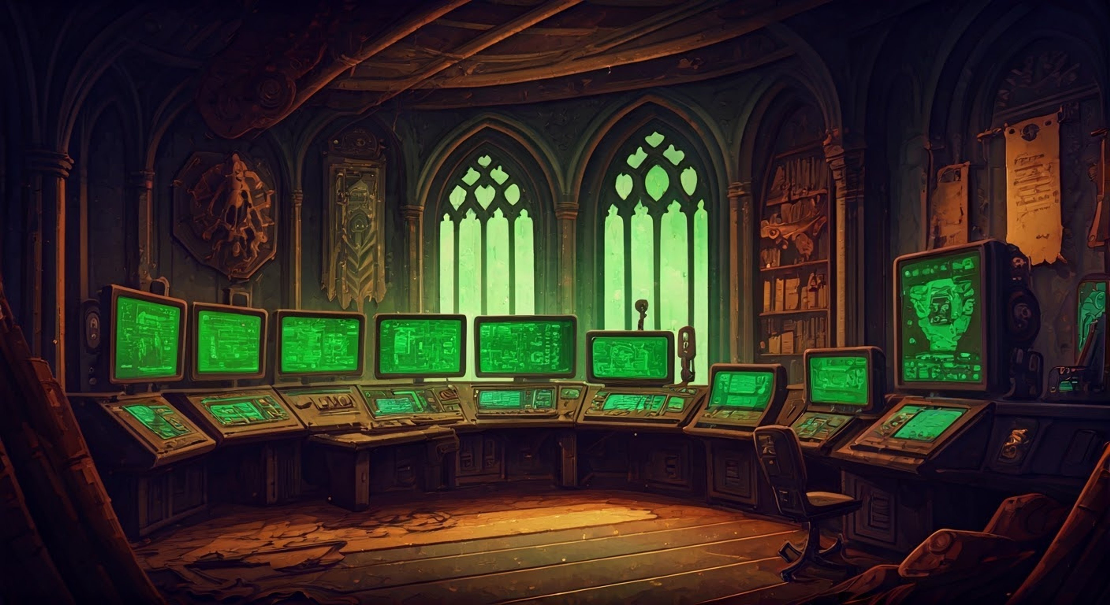 You find yourself facing the stern gaze of Seneschal Werserian in his meticulously organized office aboard the vessel. The former Naval officer's weathered features are set in disapproval as he prepares to address your latest transgression against proper procedure.