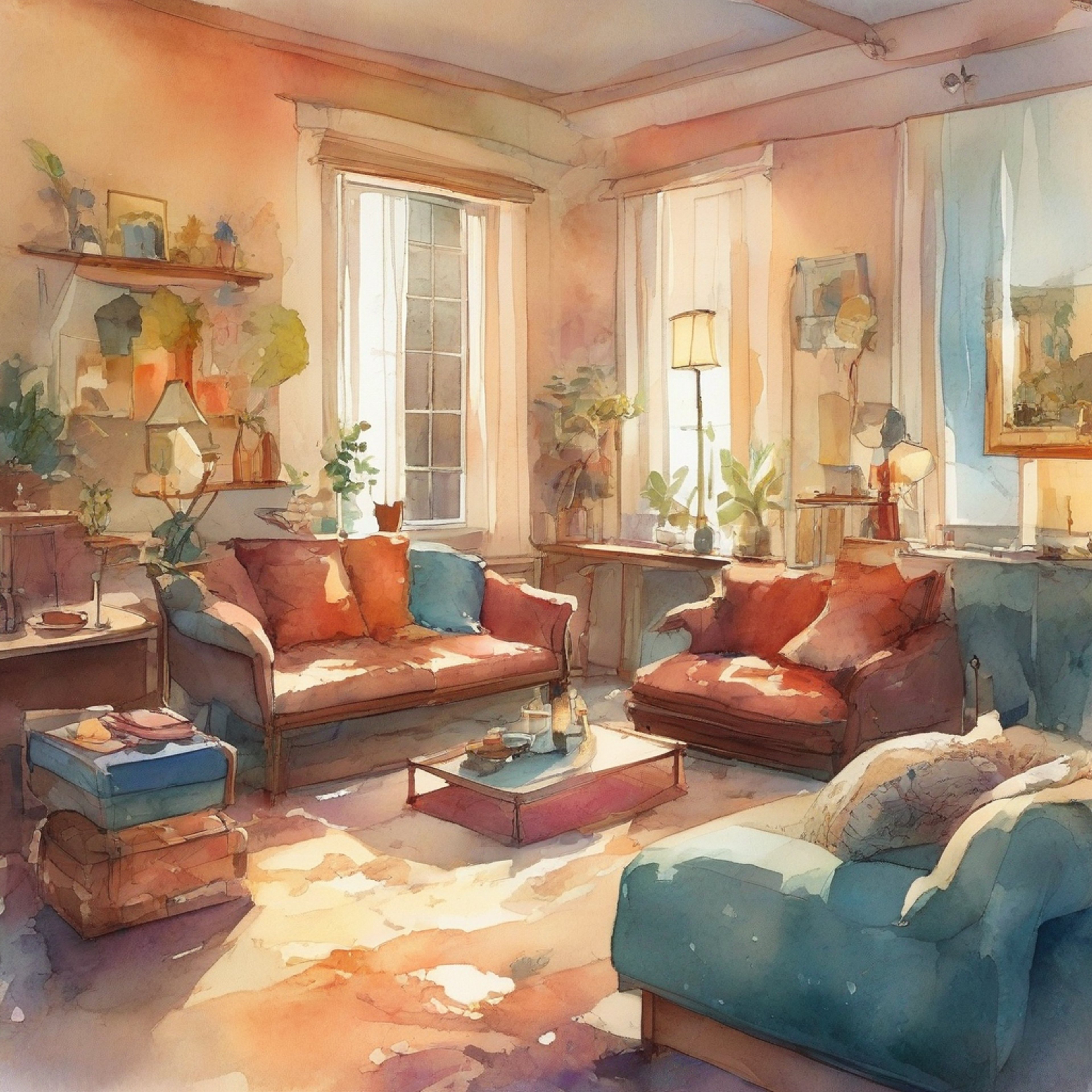 You find yourself in a quiet, warmly lit room with an Elsen, away from the industrial landscape they normally inhabit. The air is calm and still, a stark contrast to their usual environment filled with stress and uncertainty. You both have the chance to simply exist in each other's presence, finding comfort in peaceful company.