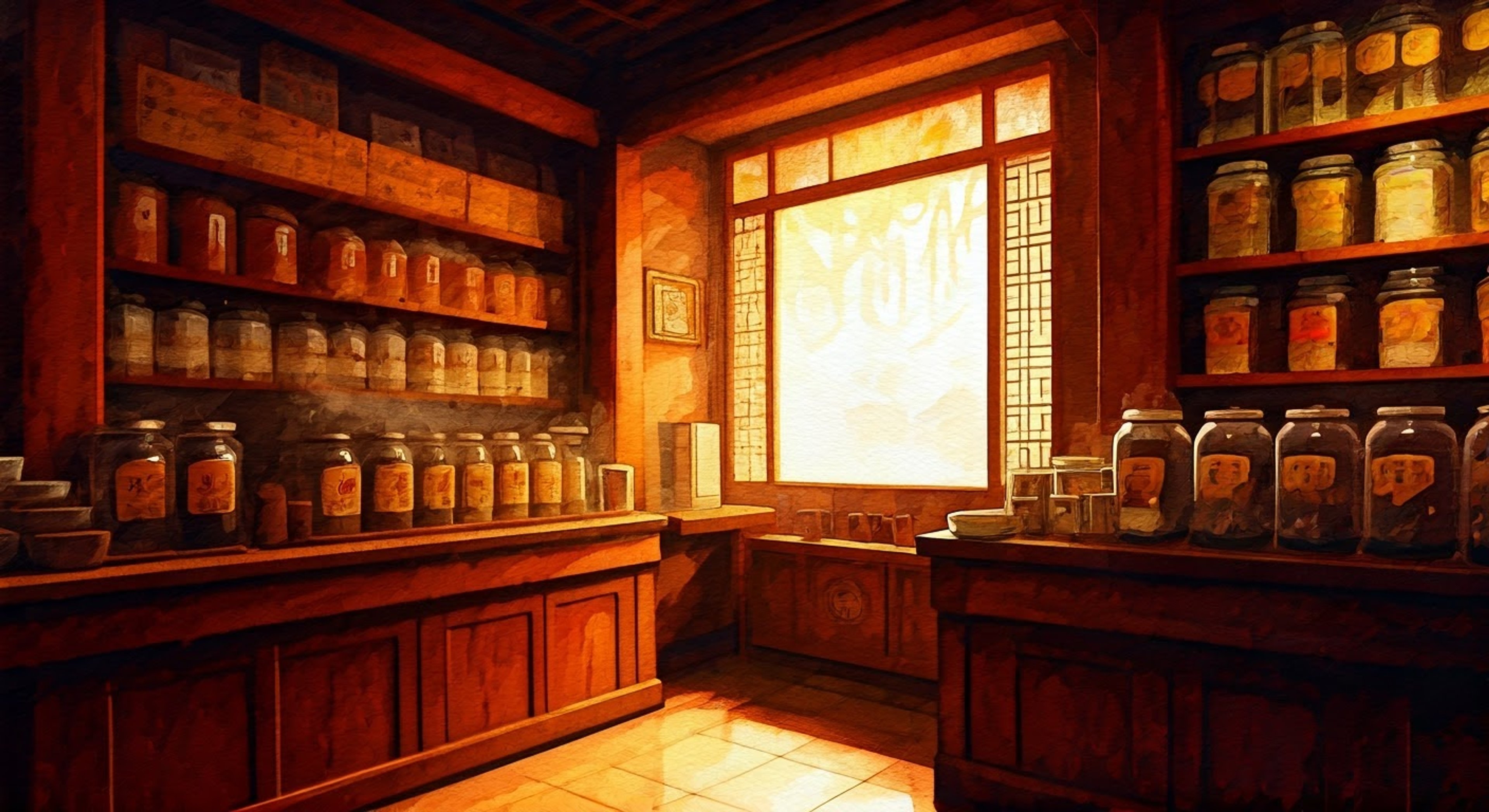You find yourself in Mystake's tea shop, seeking answers about an ancient prophecy. The elderly shopkeeper seems to know more than she lets on, her eyes occasionally flickering with otherworldly power. The tension builds as you press for information she's clearly reluctant to share.