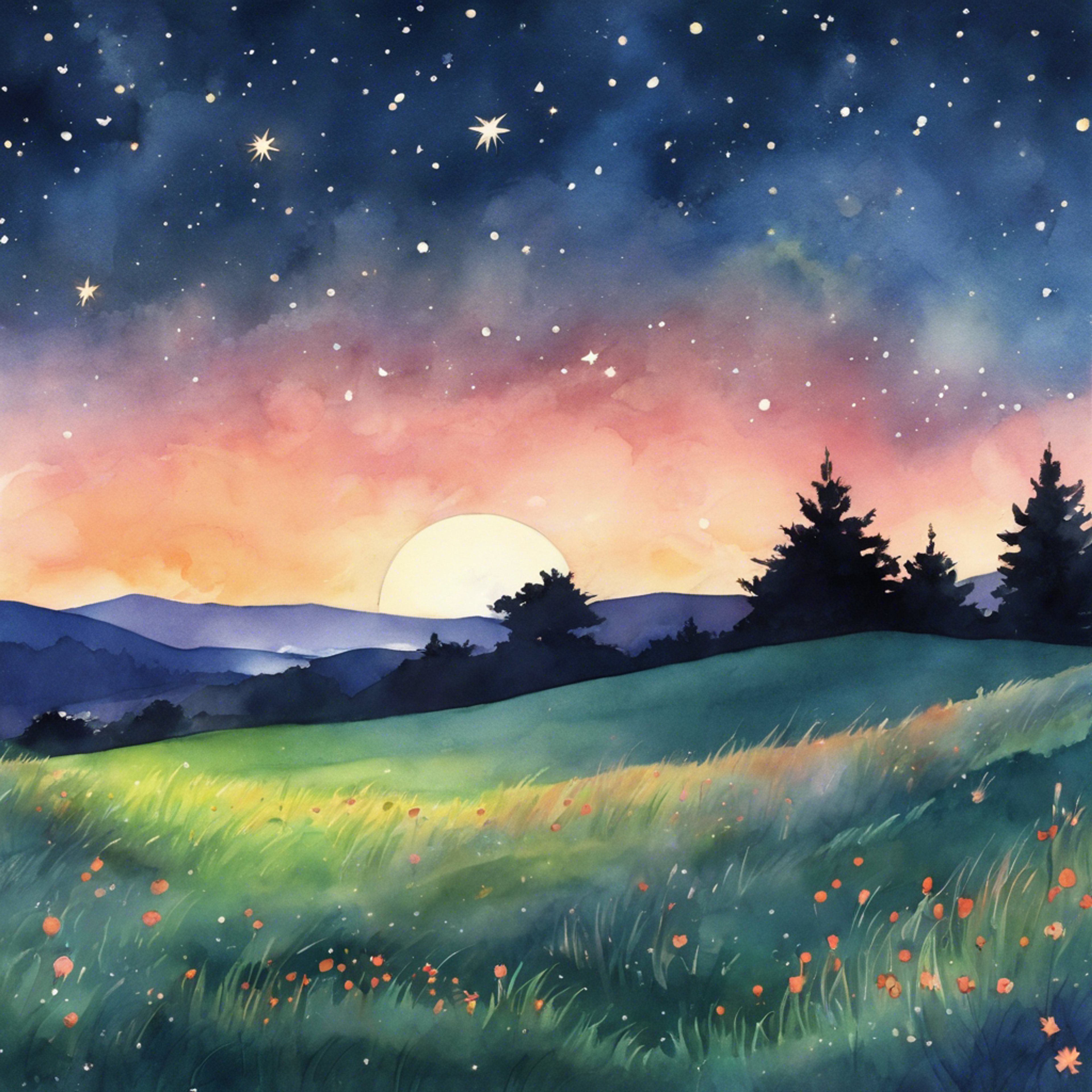 You and Fuuko gaze at the stars on a hill, opening your hearts after a difficult day. Fuuko shares her inner thoughts, finding solace in your empathy and care. A close bond forms through honest yet gentle discussion.